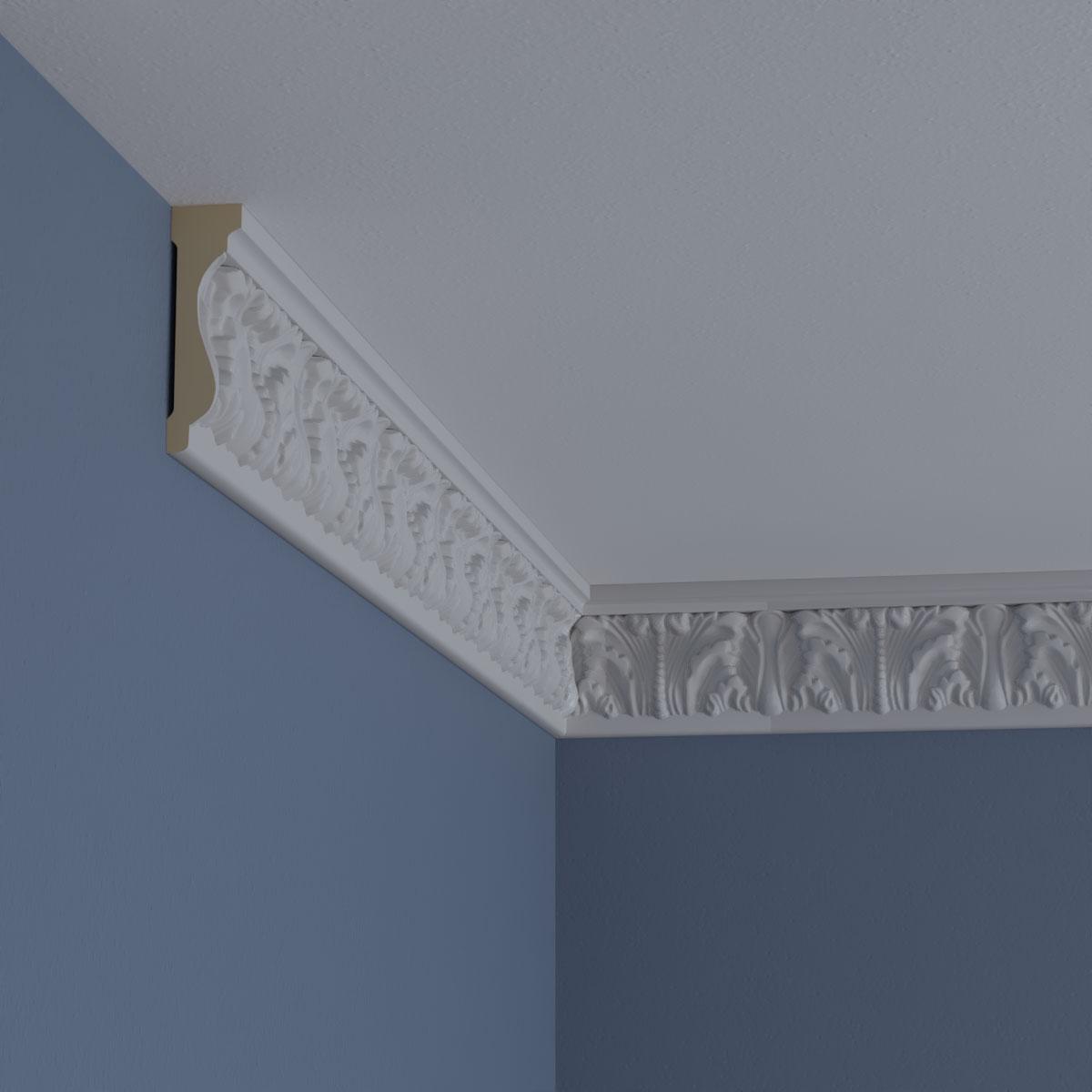 3 1/2"H x 1"P x 94 1/2"L Odessa Chair Rail