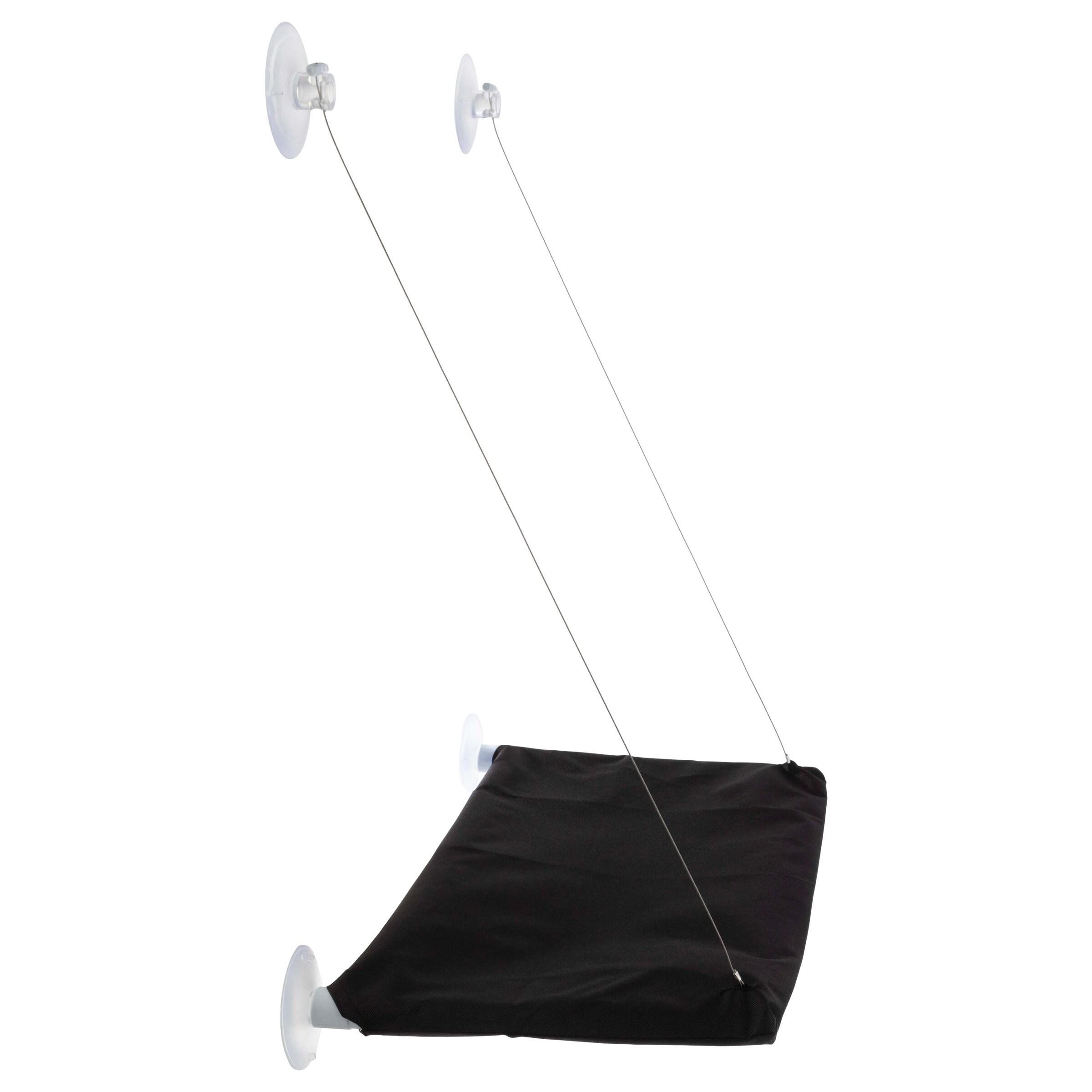 Petmaker PETMAKER Cat Window Perch for Large Cats, Black