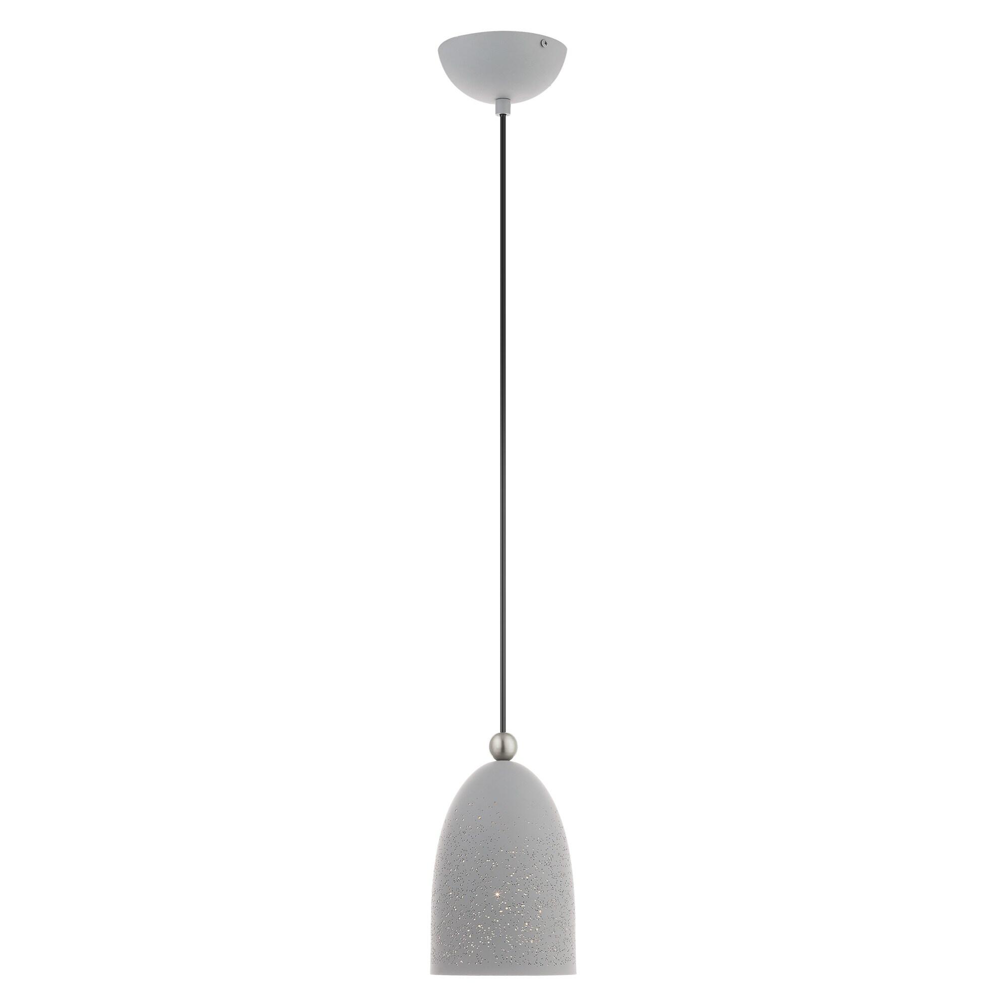 Livex Lighting Arlington 1 - Light Pendant in  Nordic Gray