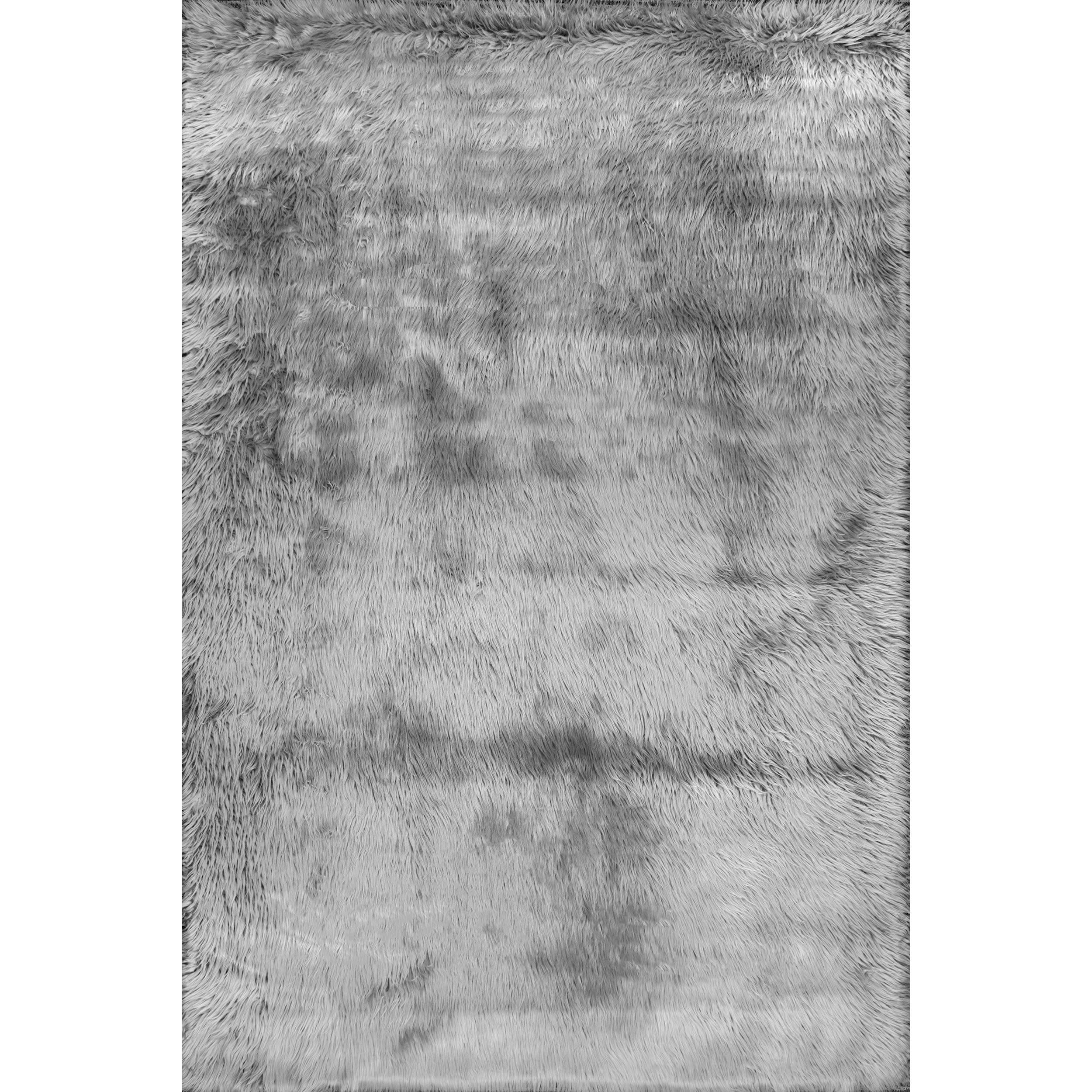 Nuloom Cloud Shag Area Rug Gray 5' x 7'
