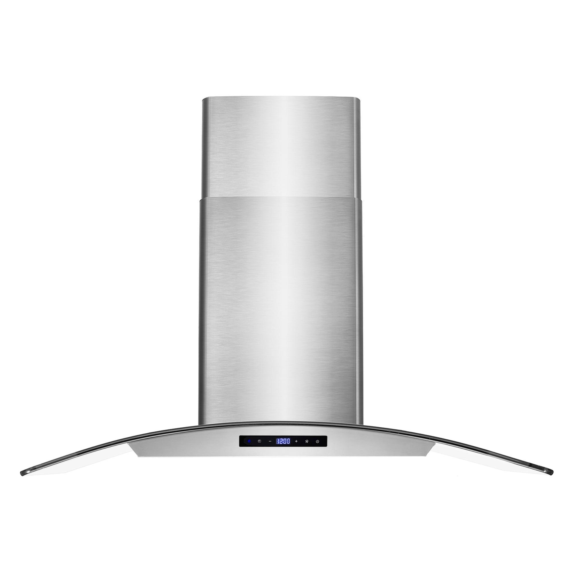 36 in. Vista Collection Ductless Wall Mount Range Hood, Touch Controls, LED Lights, Stainless Steel
