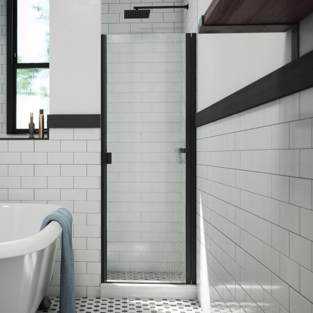 RD 24" W x 66" H Hinged Semi-Frameless Shower Door