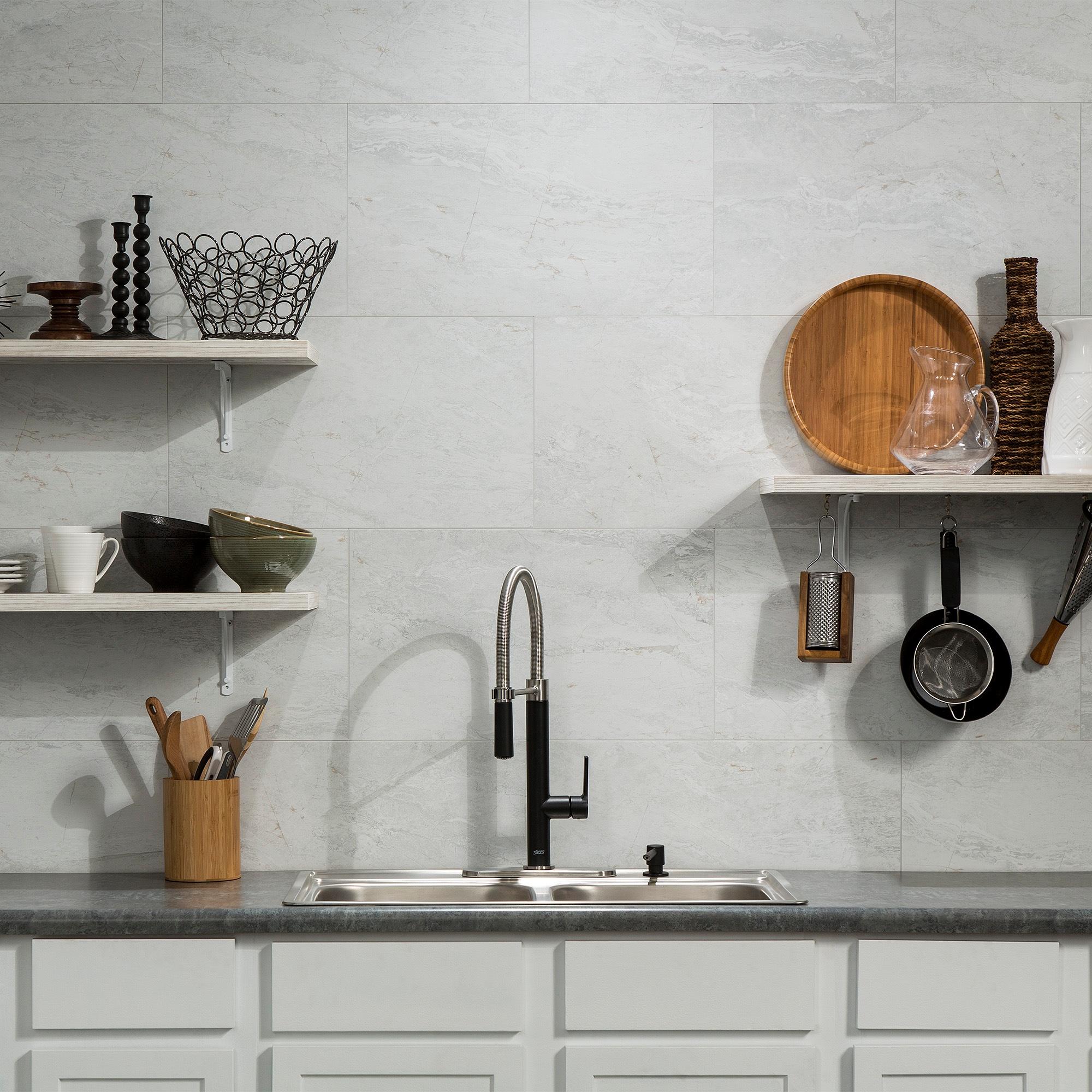 Palisade 25.6 in. x 14.8 in. Interlocking Vinyl Waterproof Wall Tiles