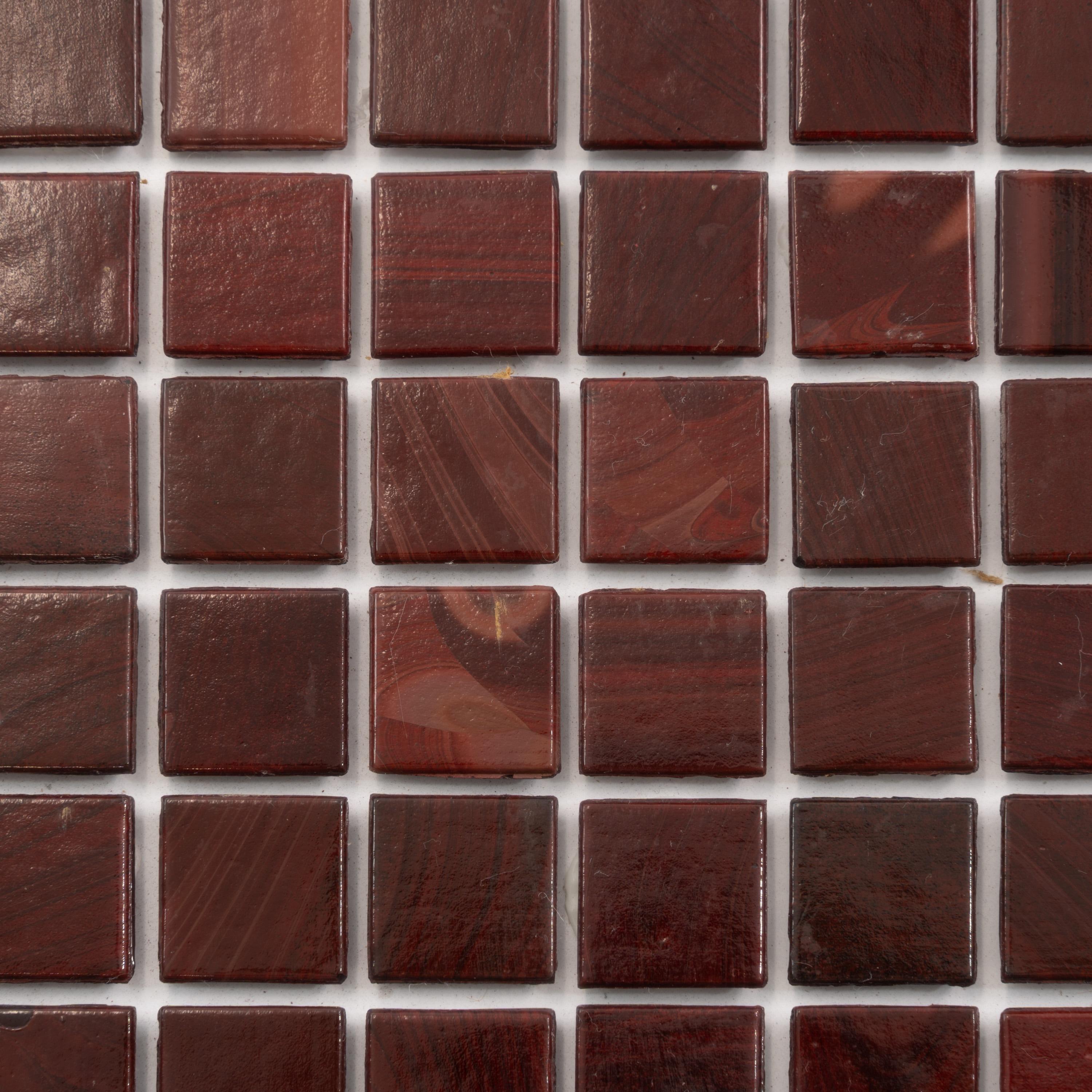 Dune 0.8" x 0.8" Glass Grid Mosaic Wall & Floor Tile