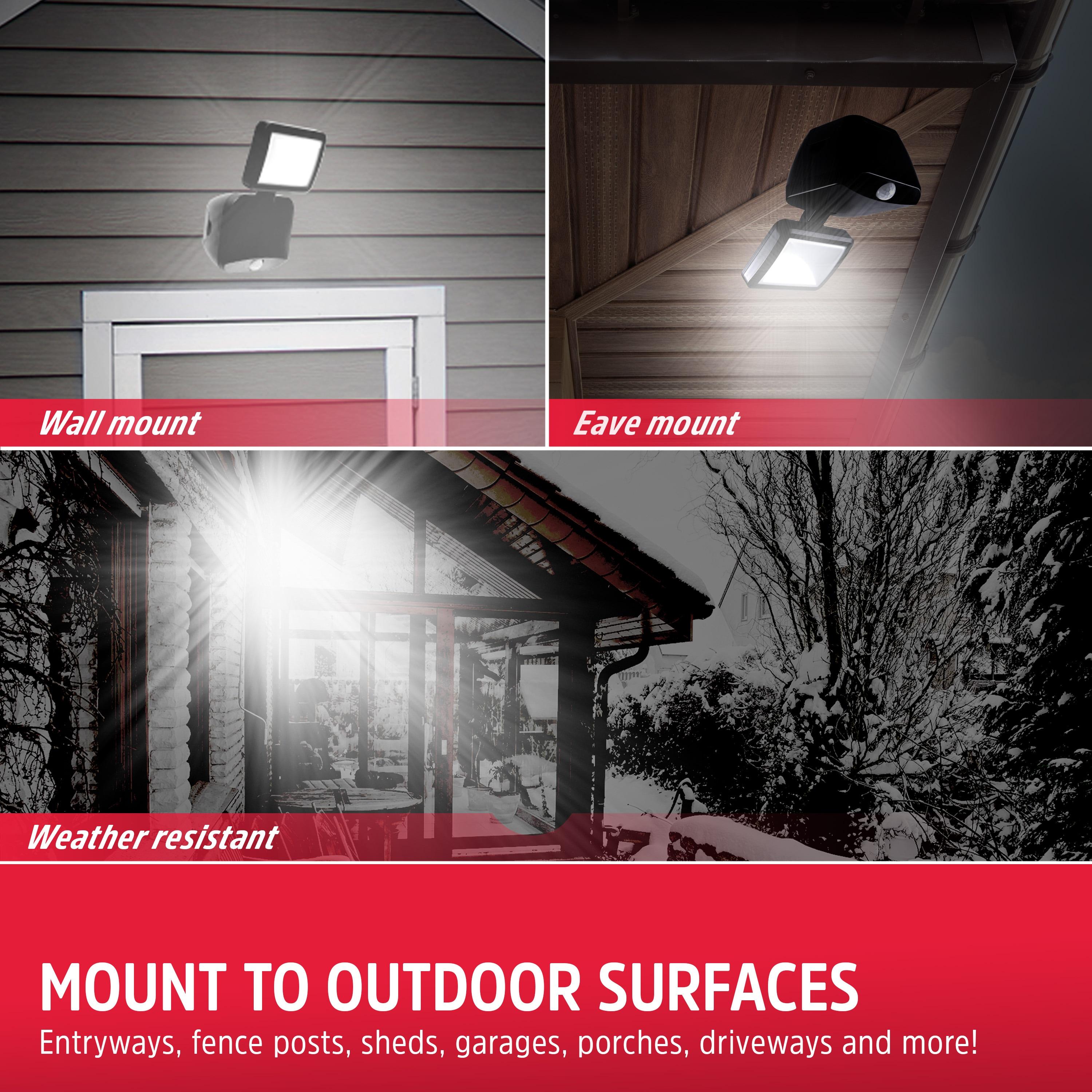 Energizer Battery Operated Motion Sensing LED Security Light, Single Head, 300 lumens, 40777
