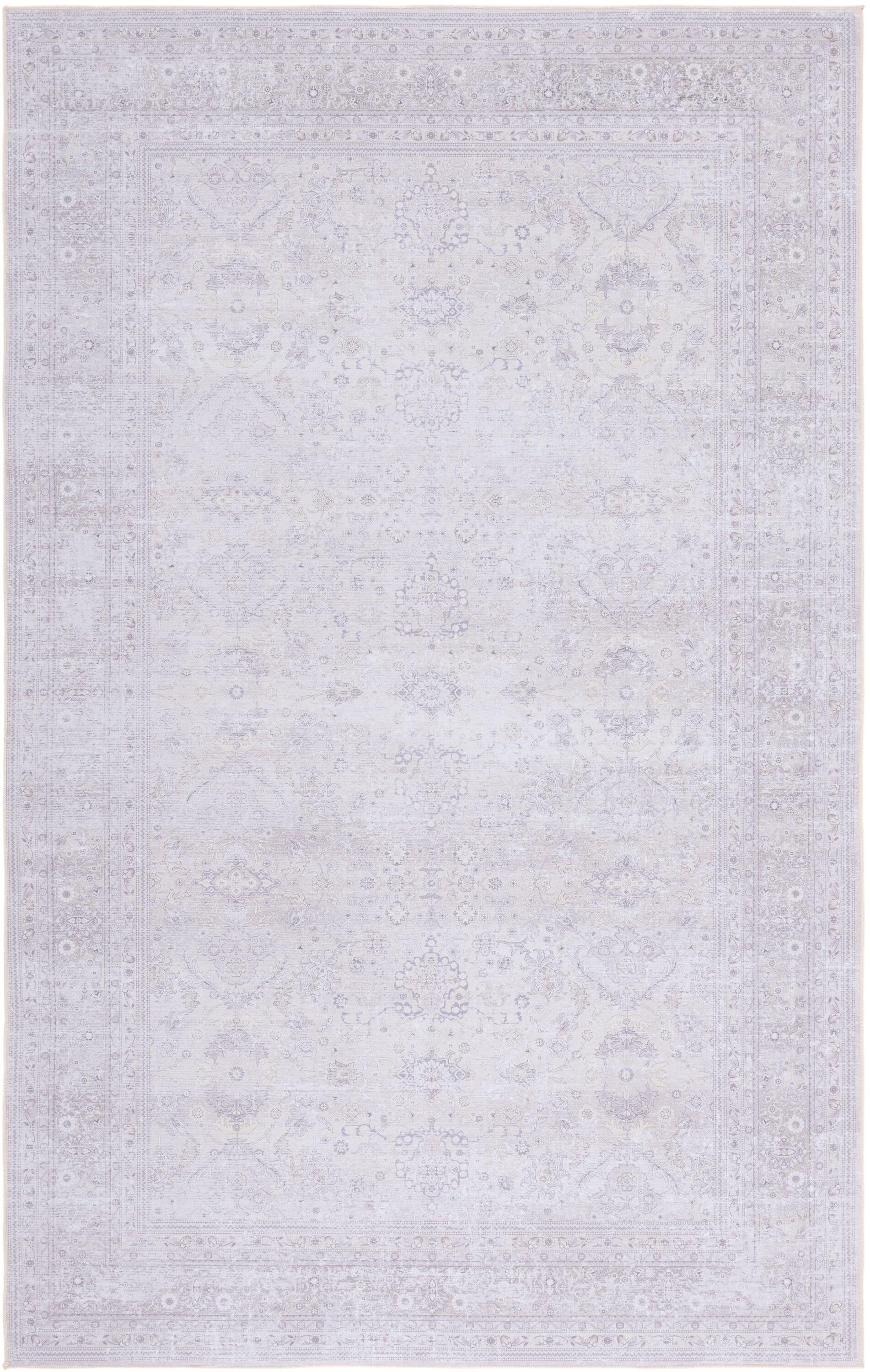 Tucson TSN199 Power Loomed Machine Washable Area Rug - Beige/Beige - 6'x9' - Safavieh.