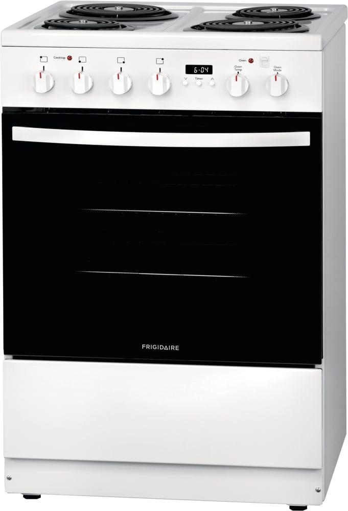 FRIGIDAIRE FFEH2422UW 24" freestanding coil electric range