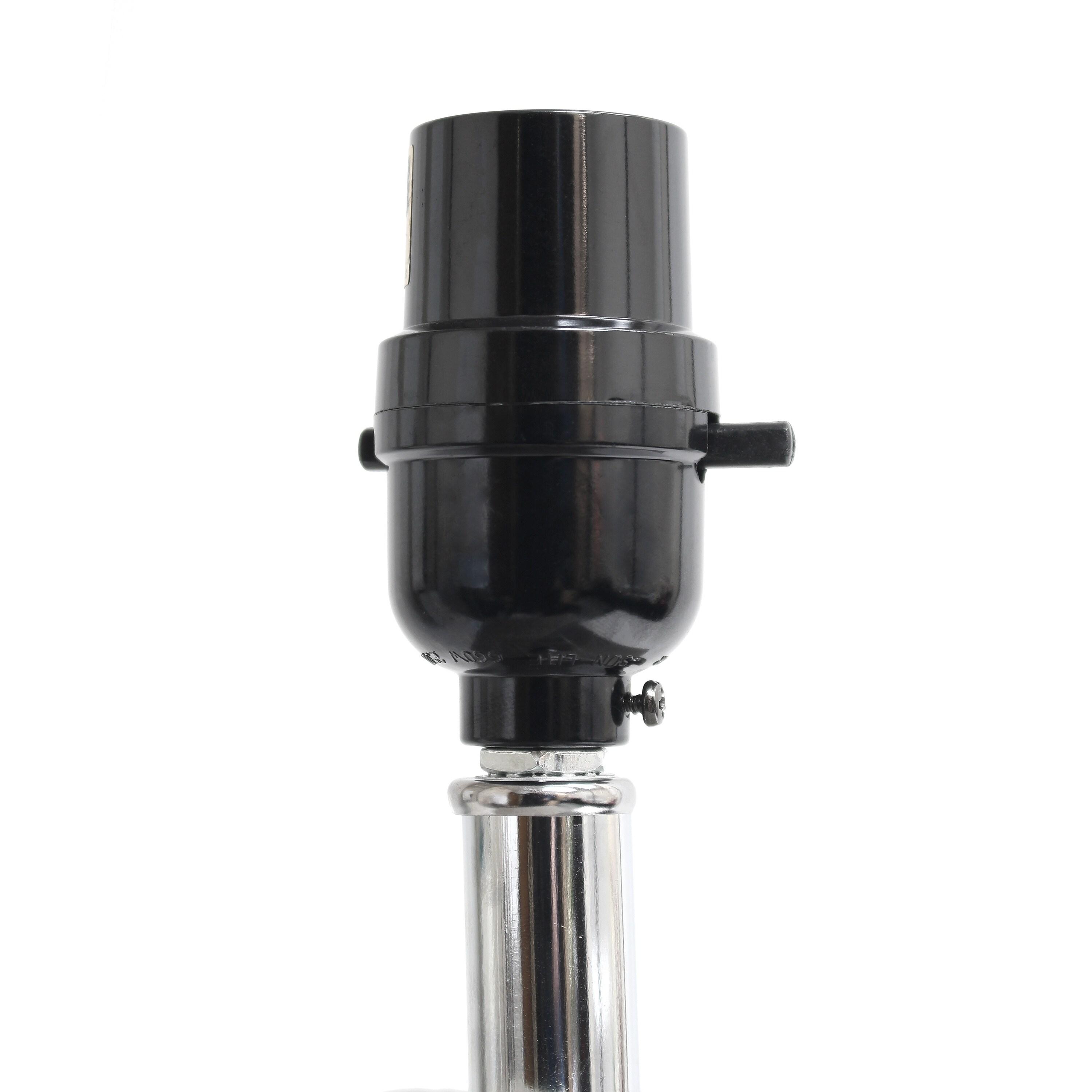 All the Rages 21" Base Table Lamp with White Rectangular Linen Shade