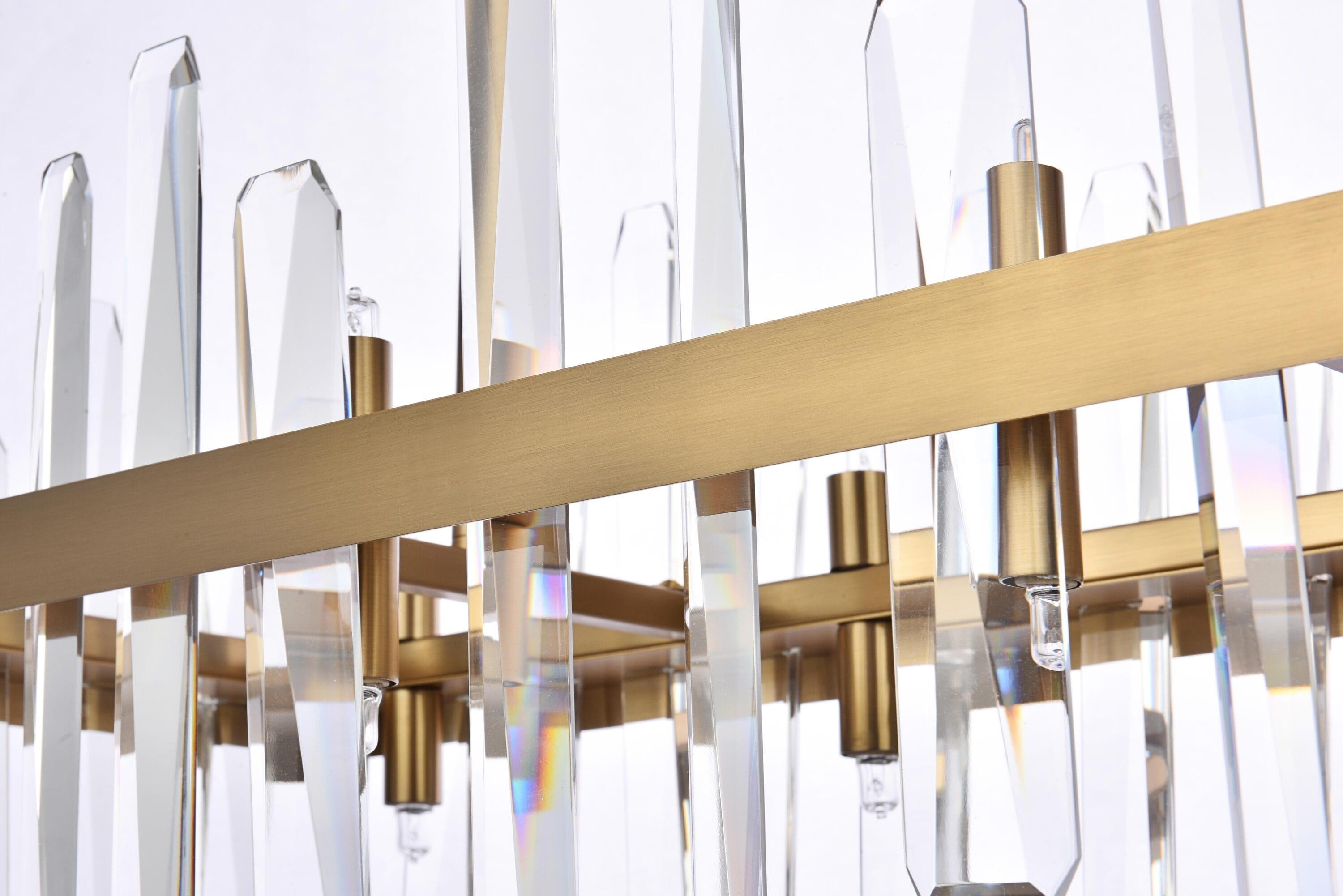 Elegant Lighting Serena 16 - Light Chandelier in  Satin Gold