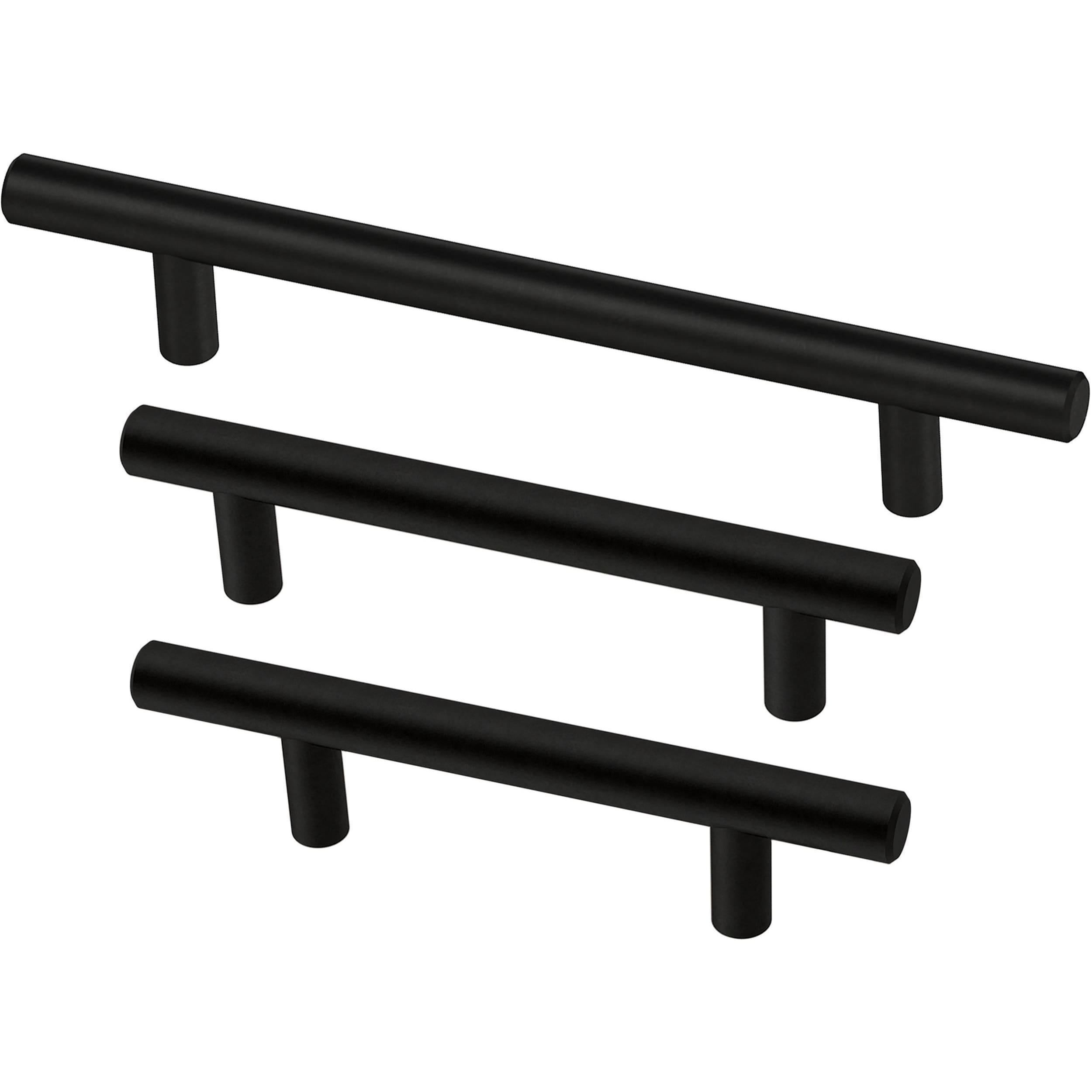 Solid Bar 3 in. (76 mm) Cabinet Drawer Bar Pulls (10-Pack)