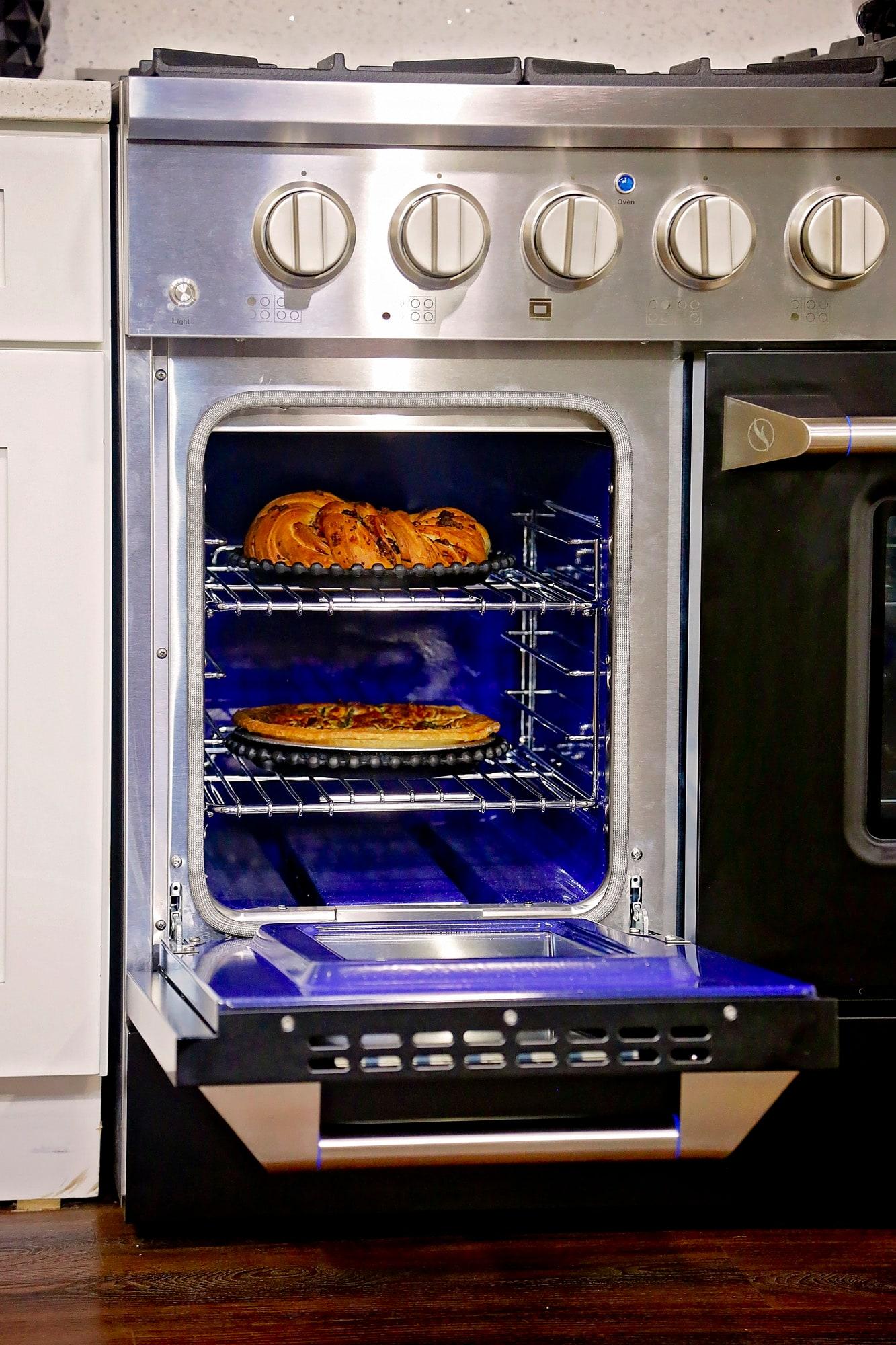 48 in. 6.7 cu. ft. Dual Fuel Range for Natural Gas in Black