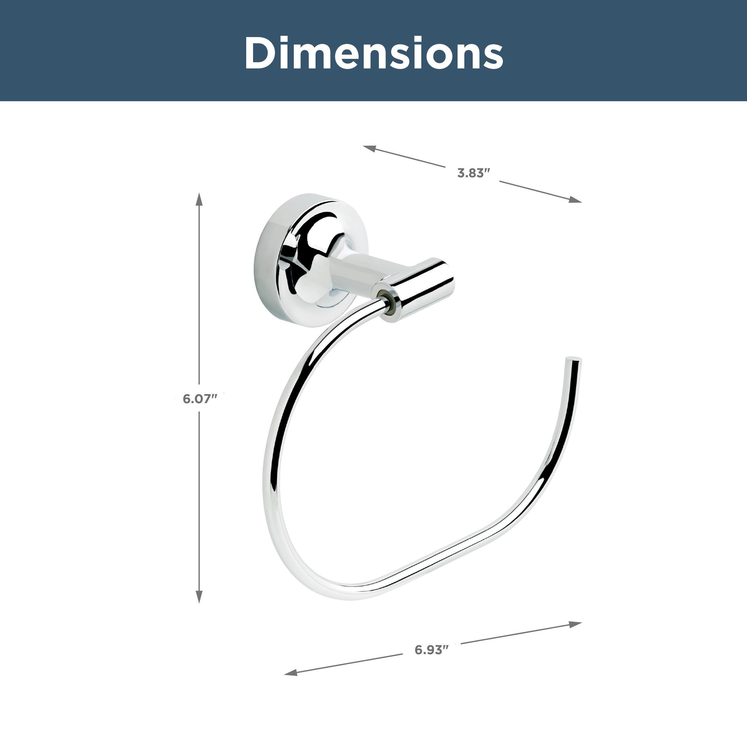 Voisin Round Open Towel Ring Bath Hardware Accessory