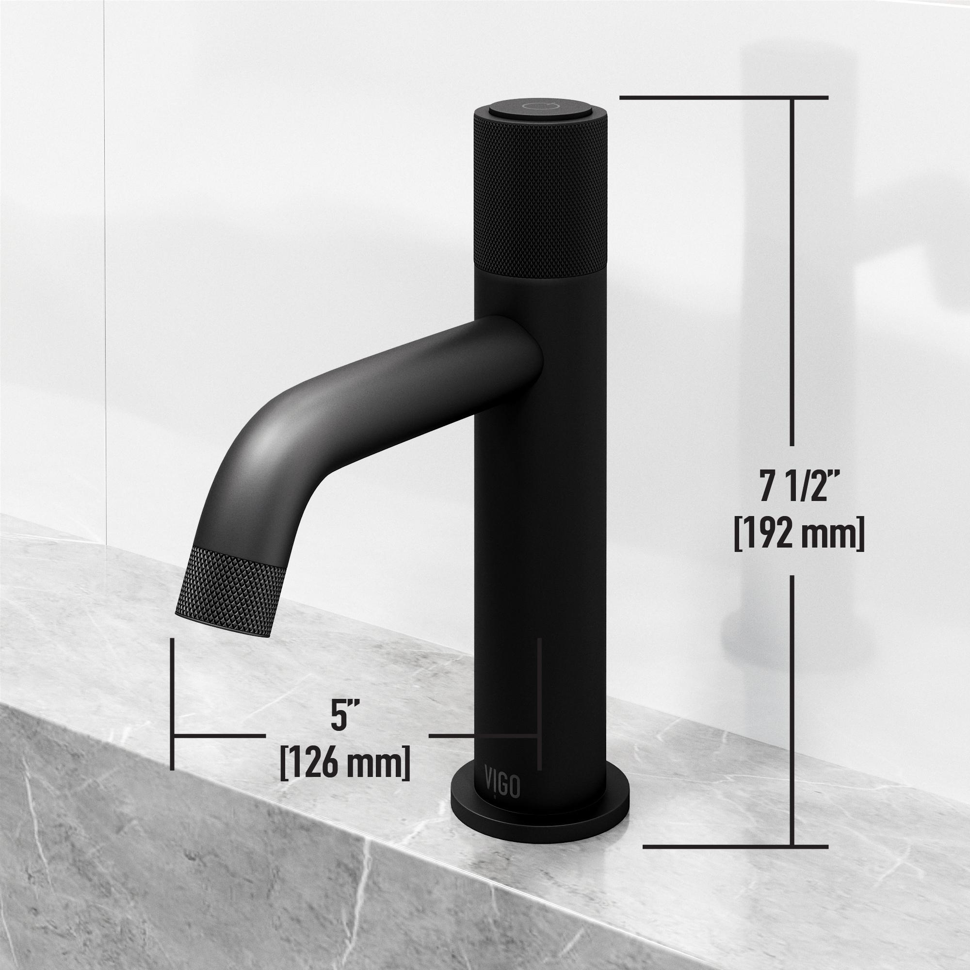 Apollo 8" H Single Handle Single Hole Bathroom Faucet