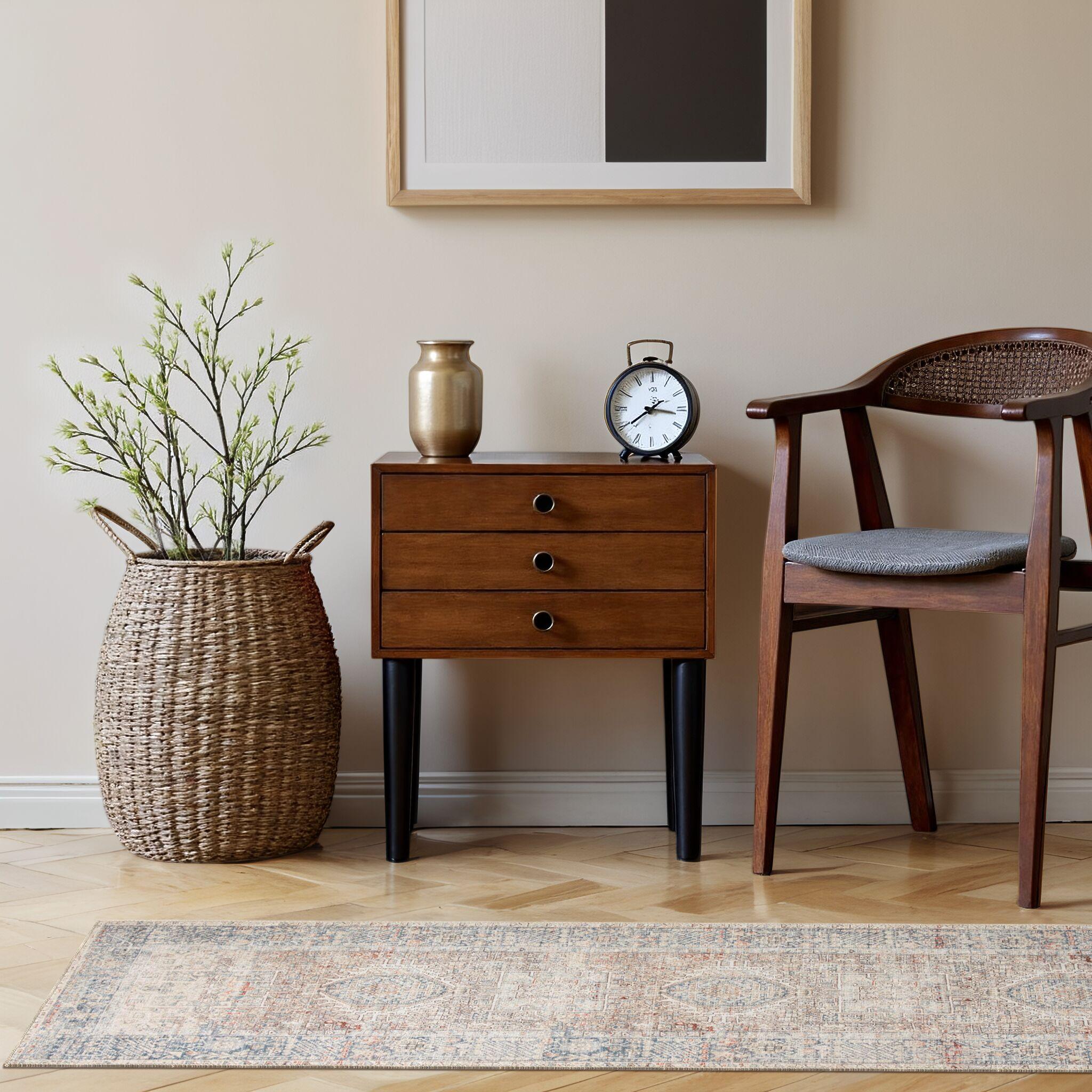 Chris Loves Julia x Loloi Jules Oriental Natural/Ocean Area Rug