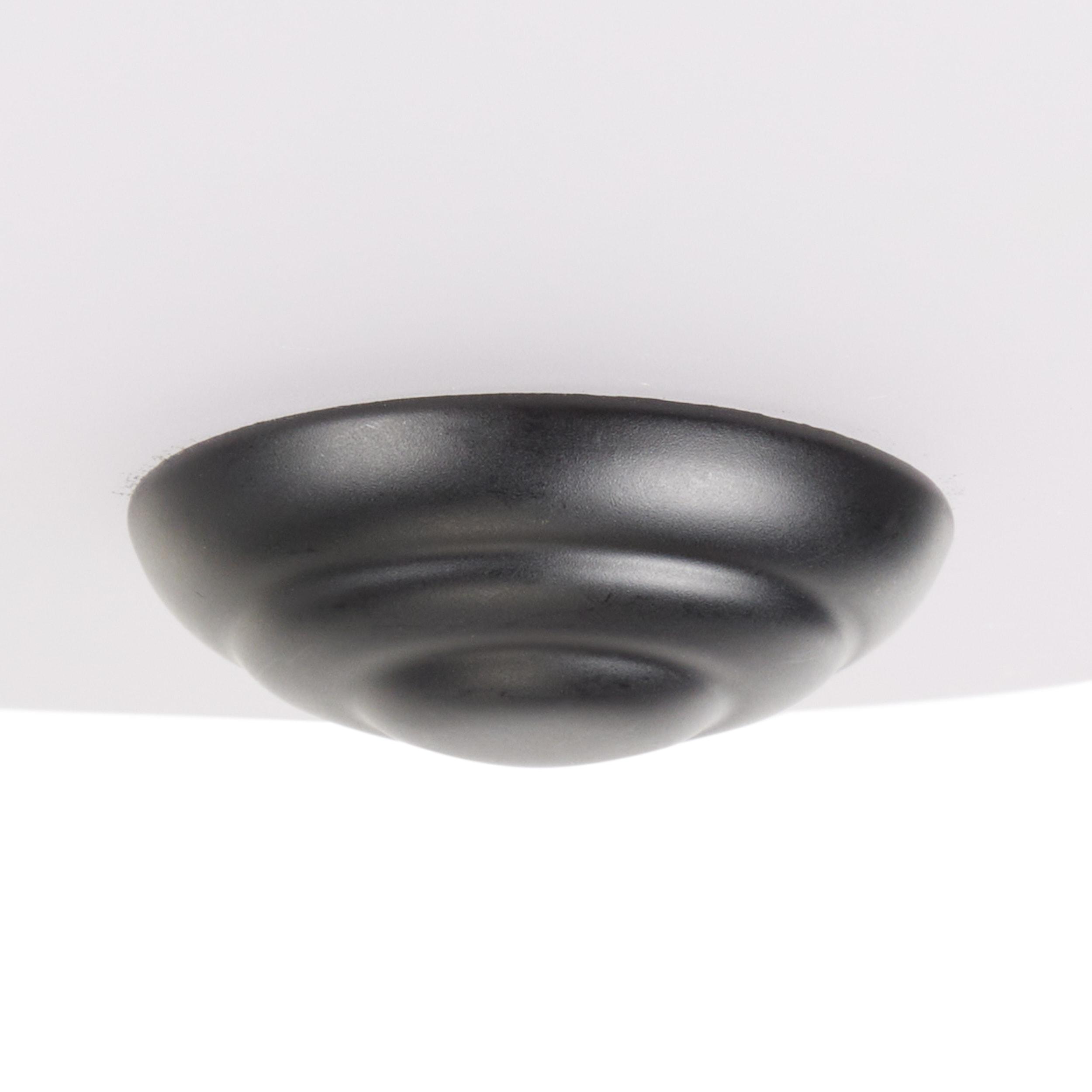 1257M-ORB-W-Designers Fountain-13 Inch 2 Light Flush Mount-Oil Rubbed Bronze Finish-Etched Glass Color
