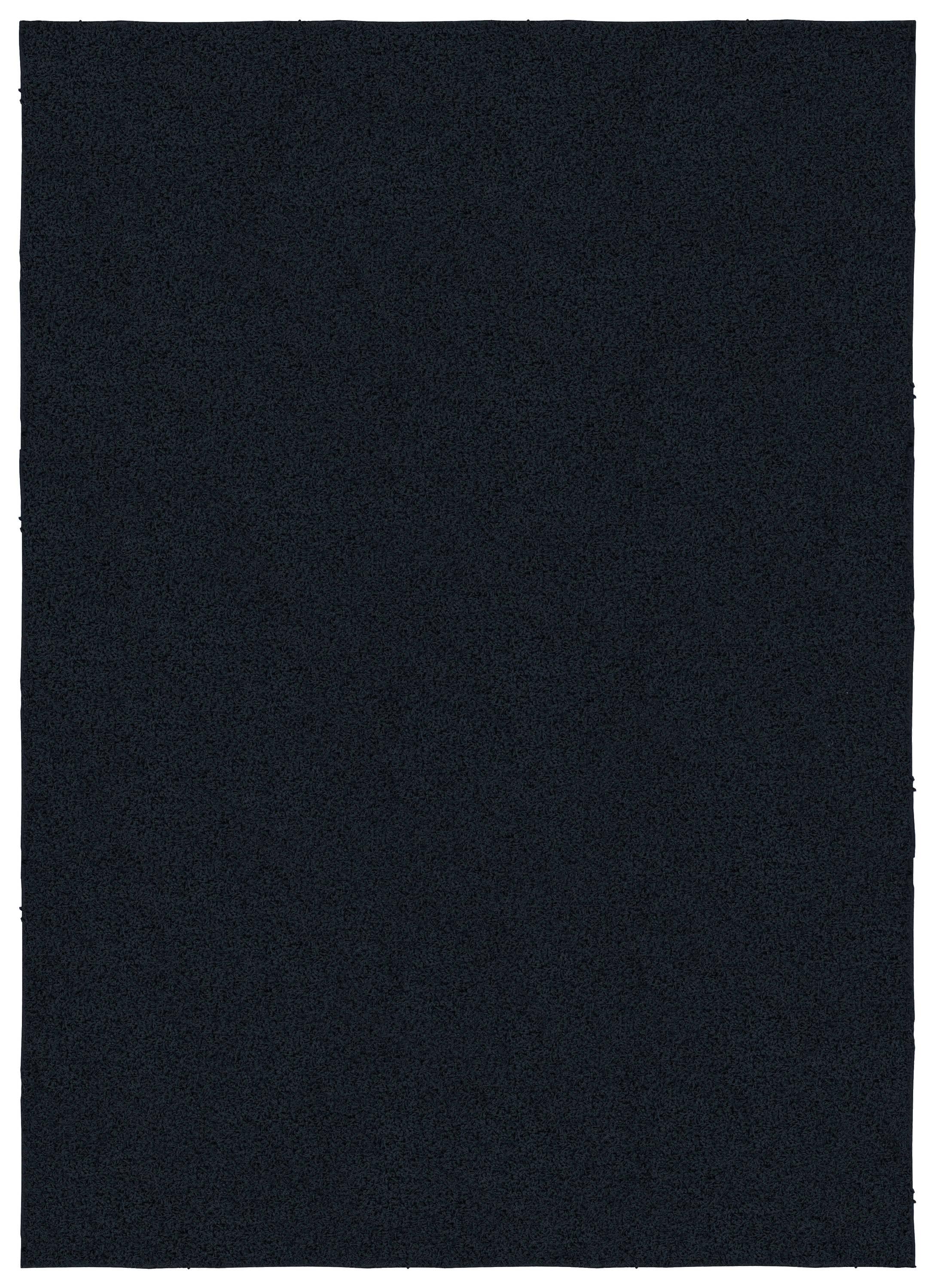 Garland Rug Skyline Shag Navy Indoor Area Rug, 5' x 7'
