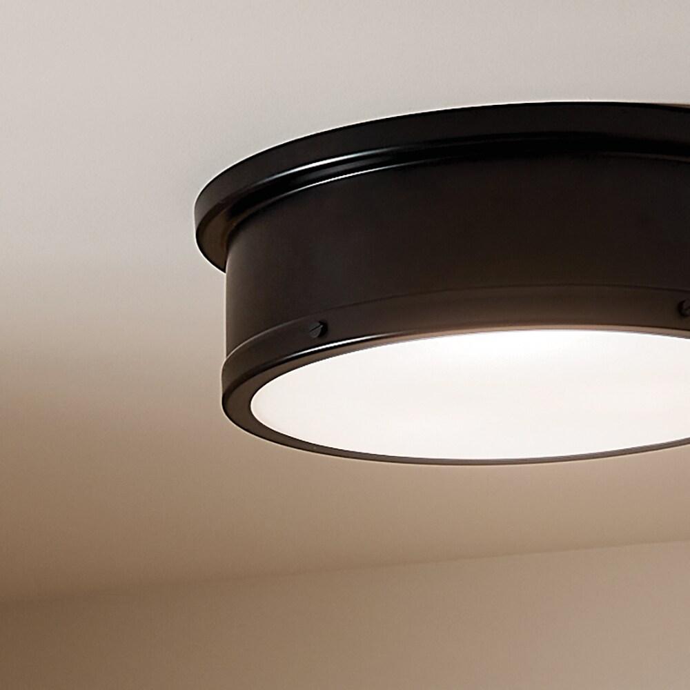 Kichler Lighting Serca 3 - Light Flush Mount in  Black