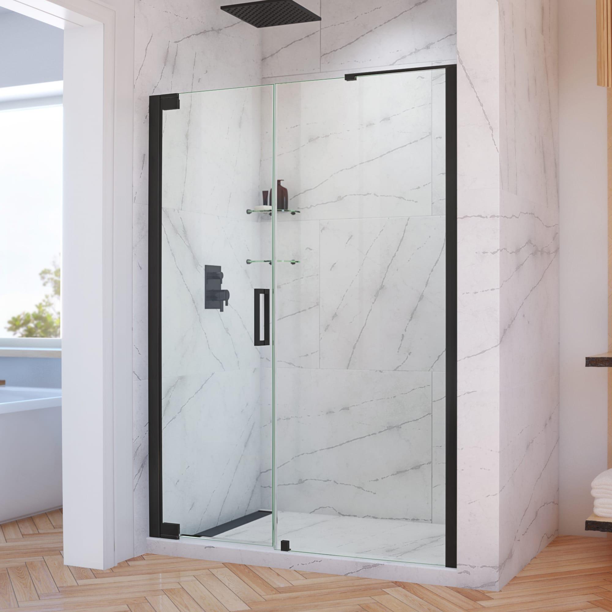 DreamLine Elegance-LS 55" W x 72" H Pivot Frameless Shower Door with ClearMax™ Technology SHDR-4327300-09