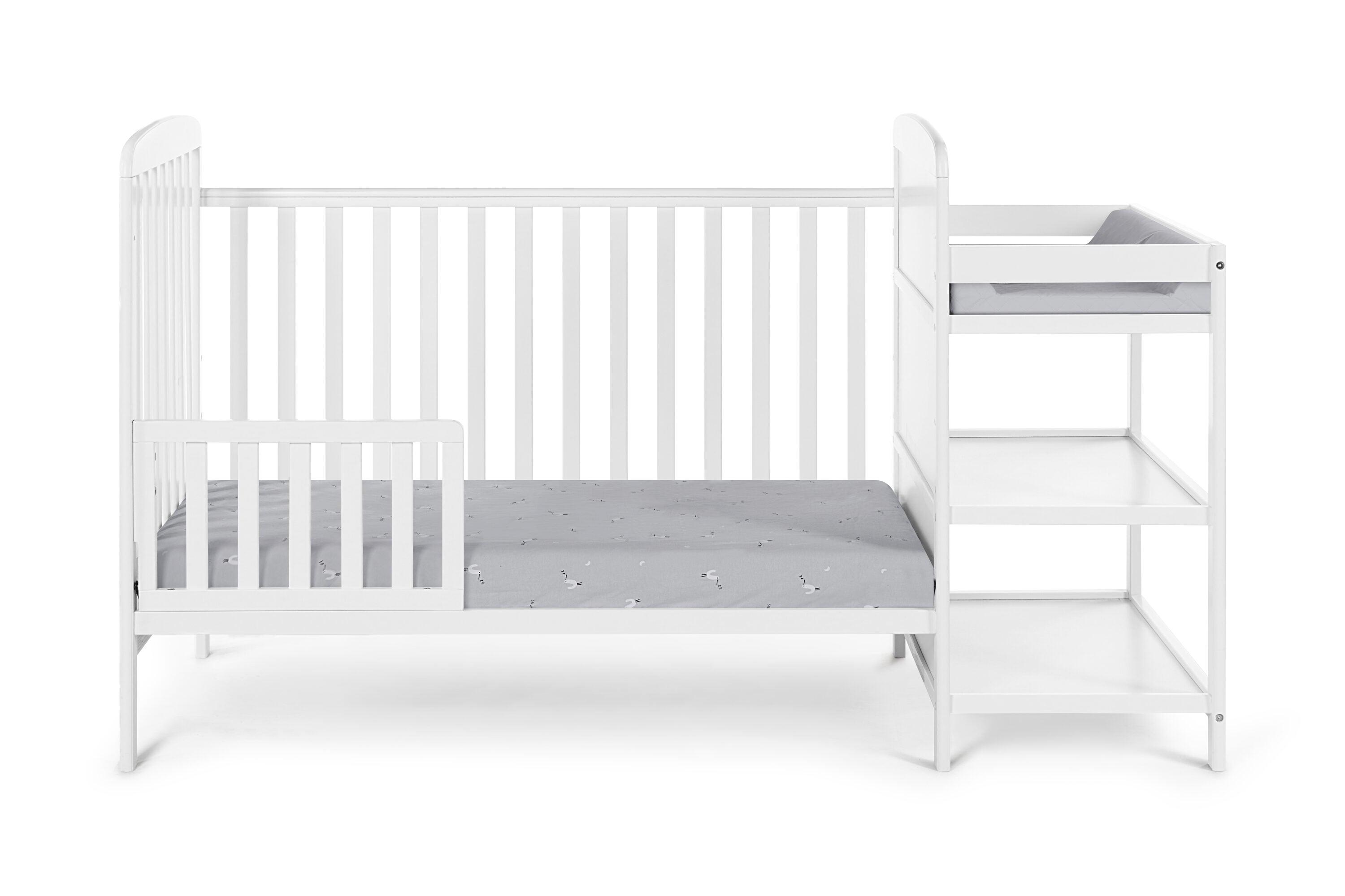 Ramsey 3-in-1 Convertible Crib and Changer Combo