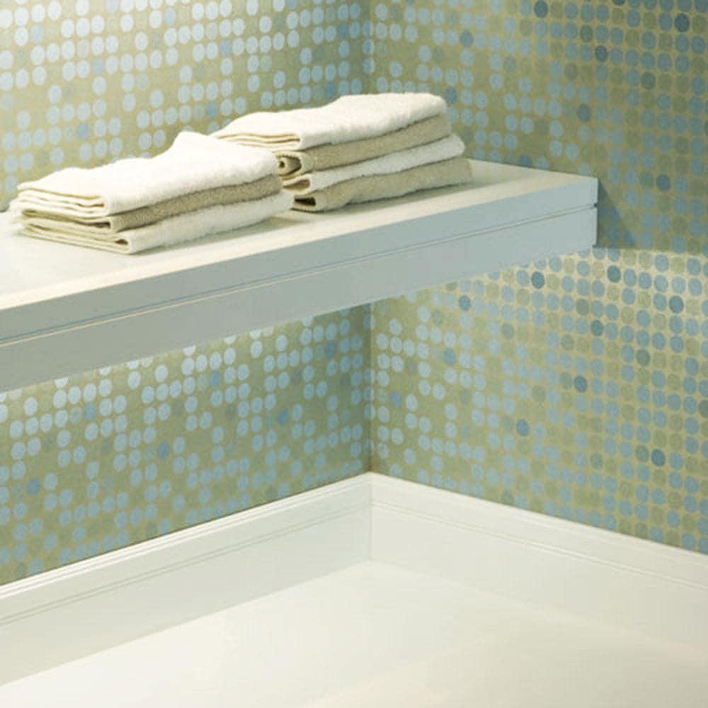 Orac Decor 4.25'' H x 78'' W x 0.5'' D Plastic Chair Rail (Set of 11)