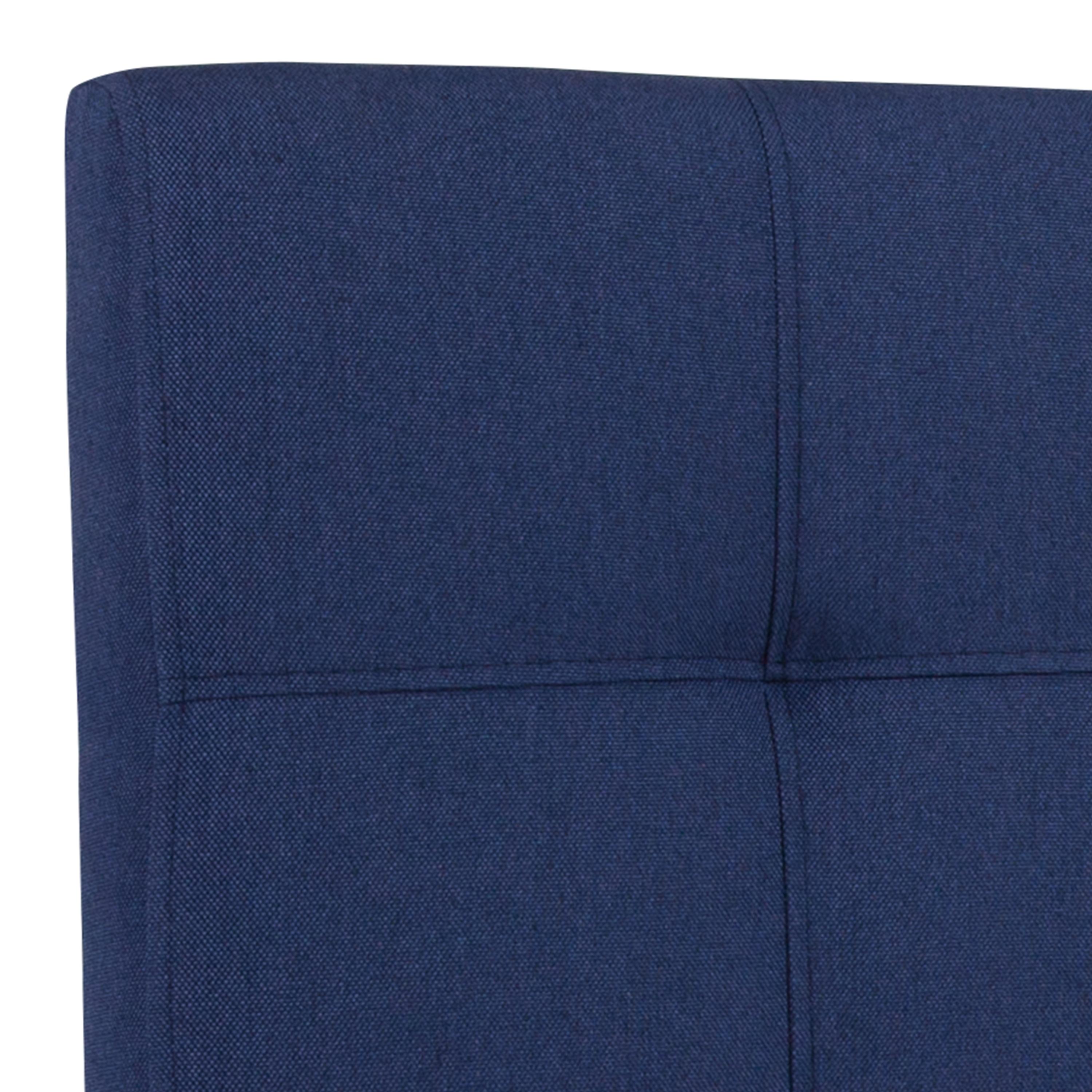 Flash Furniture Bedford Tufted Upholstered Full Size Headboard in Navy Fabric