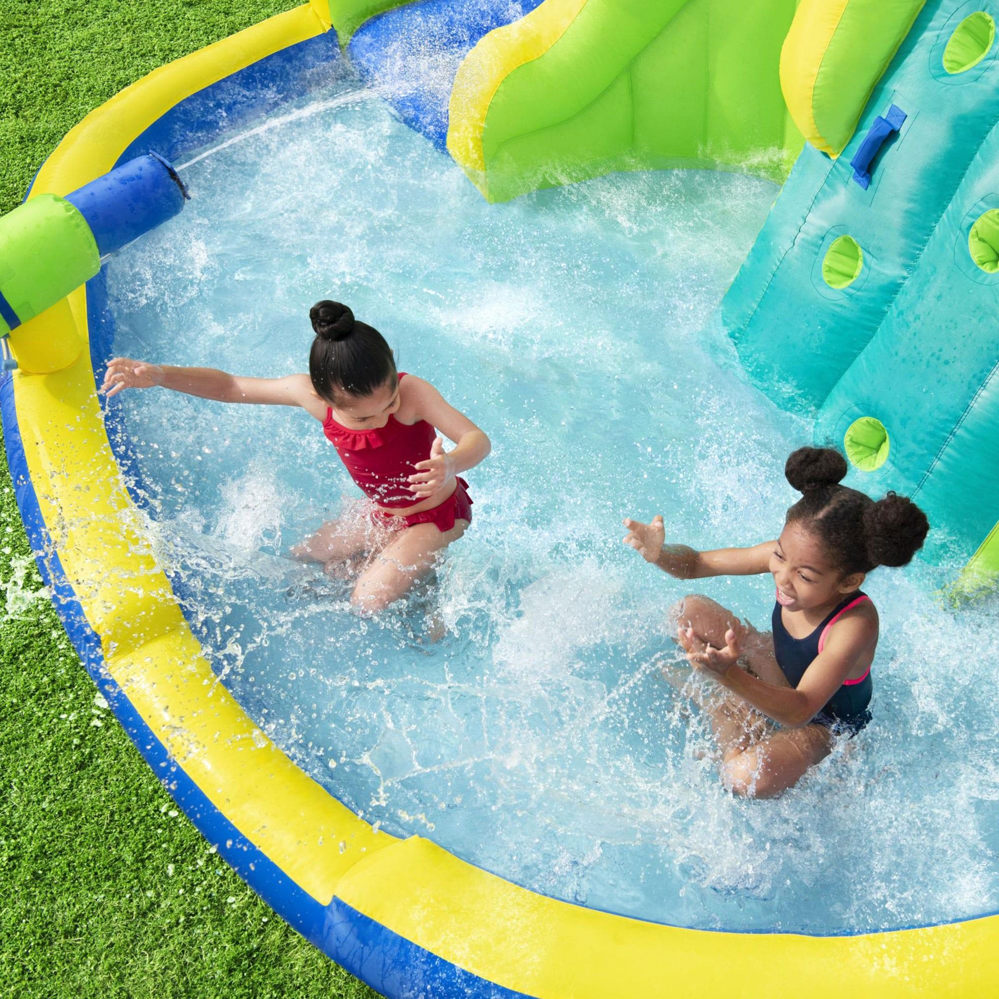 Bestway H2OGO! Funfinity Splash Kids Inflatable Mega Water Park with Blower