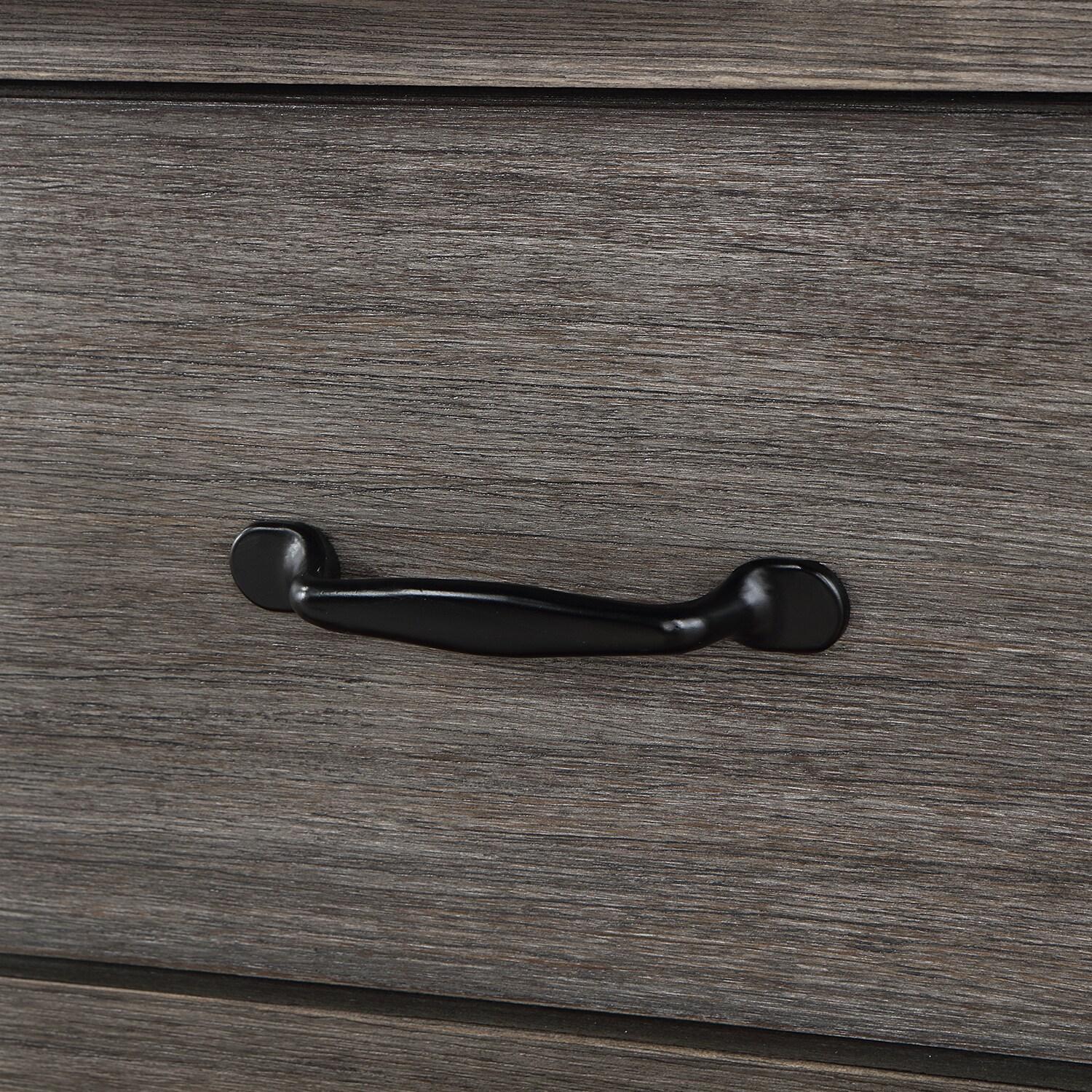 60 in. Villareal Double Bathroom Vanity, Classical Grey with Composite Stone Top in White, White Farmhouse Basin