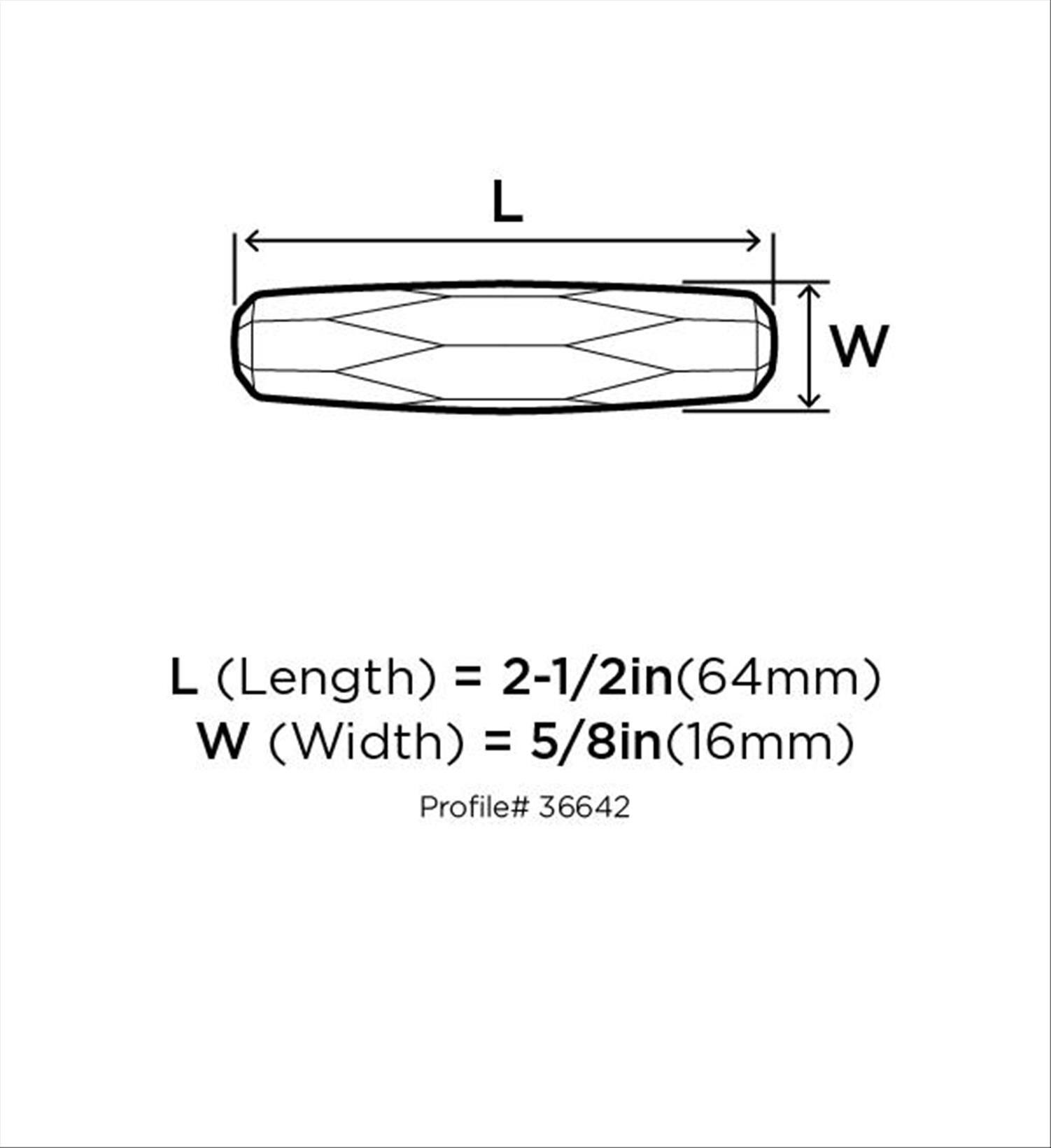 St. Vincent 1 7/16" Length Bar Knob