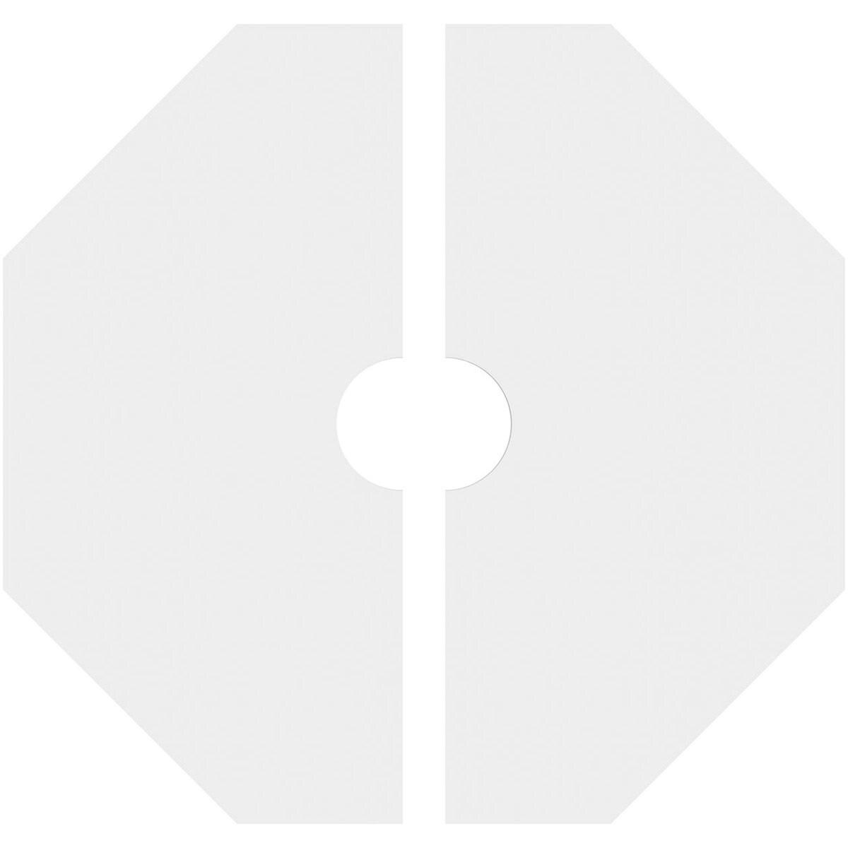 18"OD x 3"ID x 6 1/4"C x 1"P Logan Architectural Grade PVC Contemporary Ceiling Medallion, Two Piece