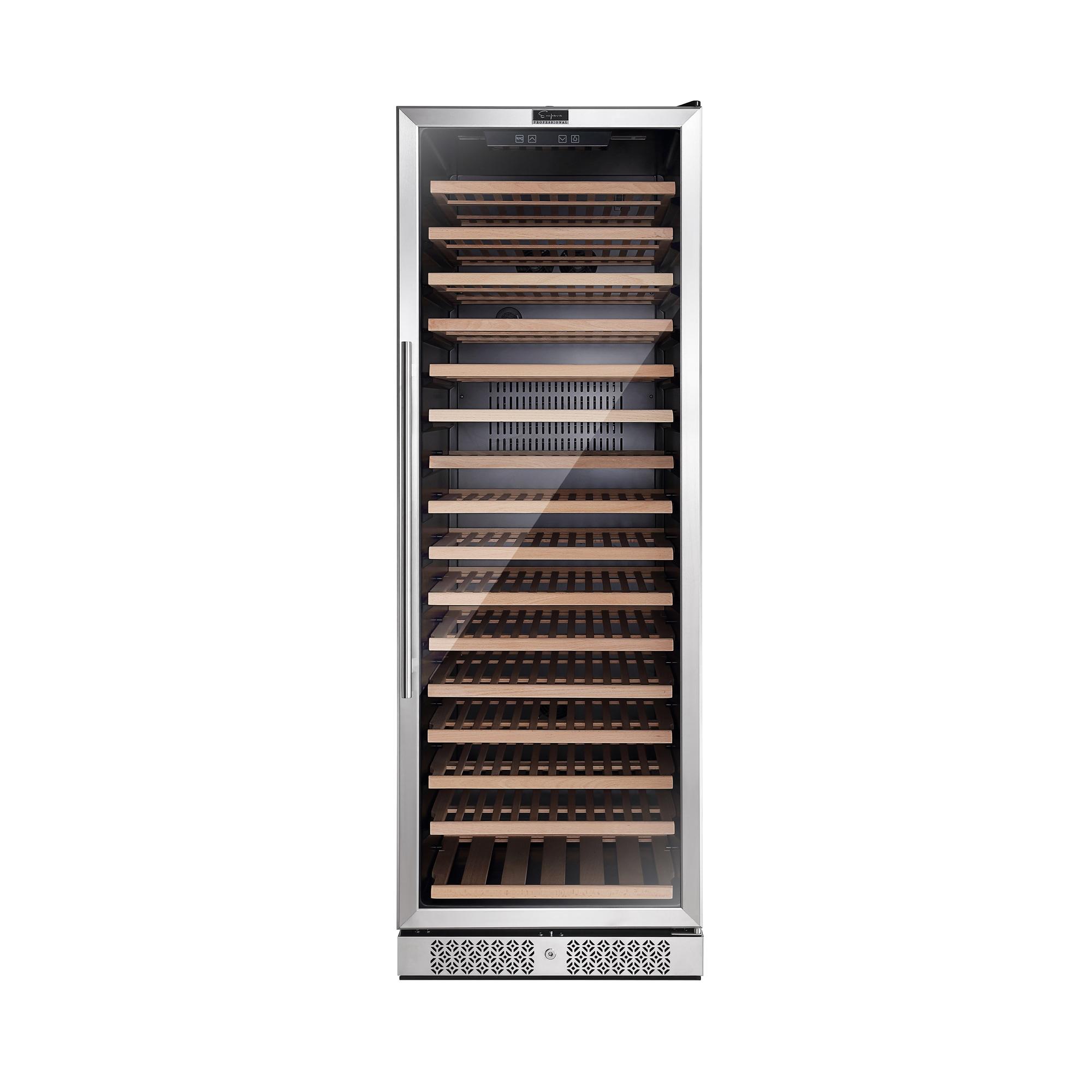 Empava Single Zone 23.4'' 171 Bottle Wine Refrigerator with Reversible Door