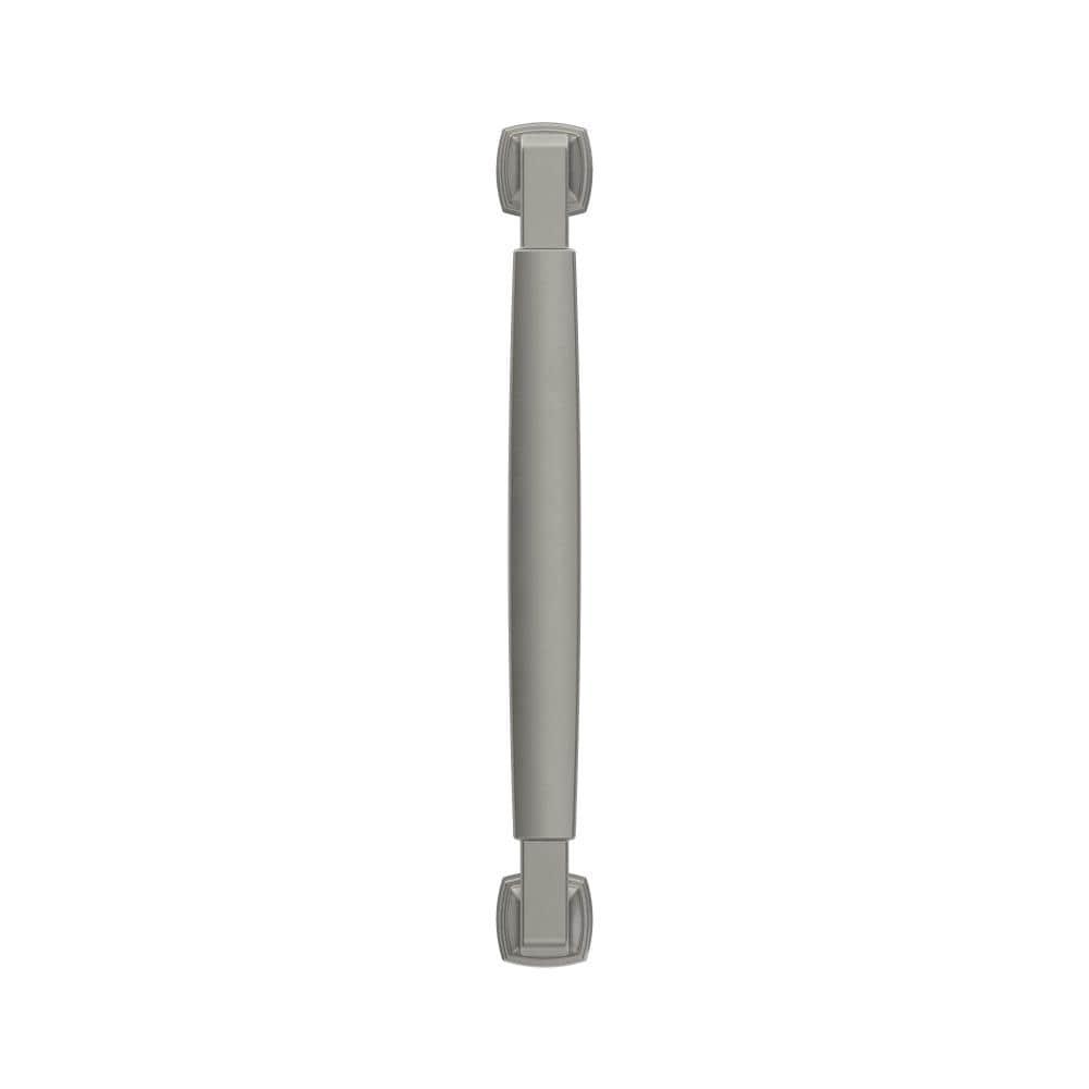 Amerock Stature 6-5/16 inch (160mm) Center-to-Center Satin Nickel Cabinet Pull