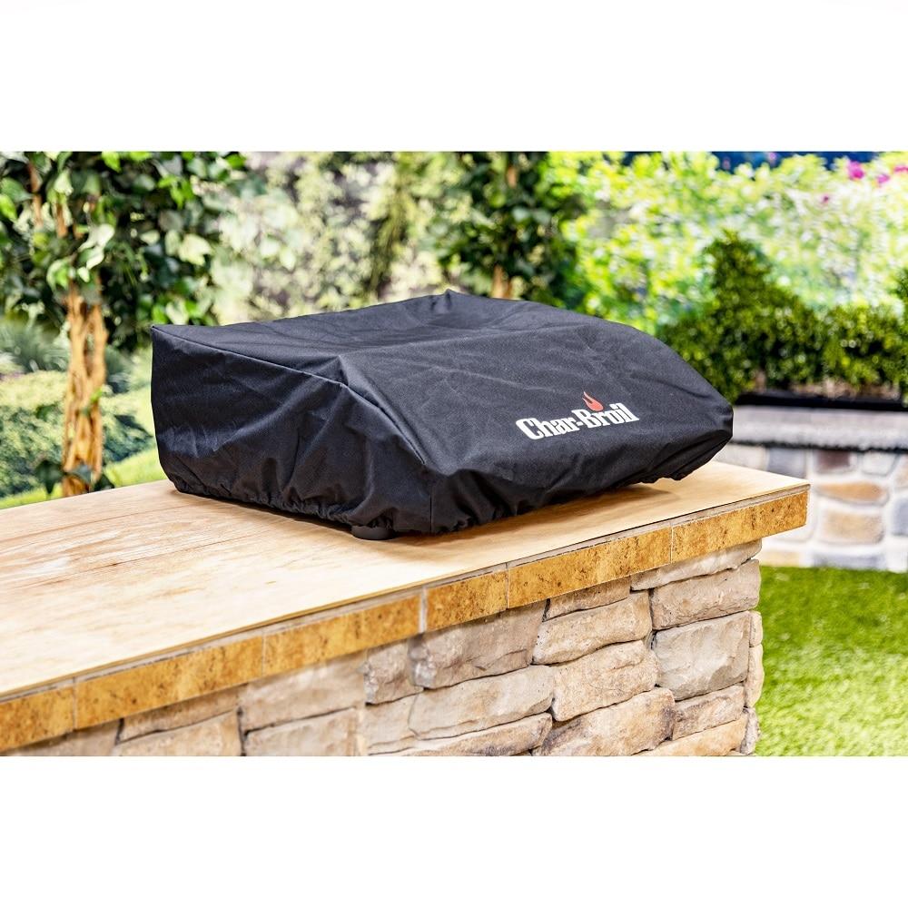 Charbroil Universal 24-in W x 9.25-in H Black Flat top grill Cover