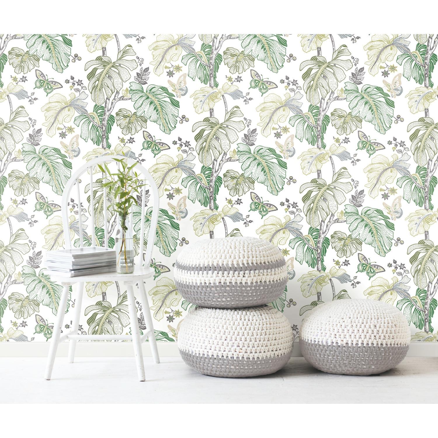 Boho Palm Peel and Stick Wallpaper
