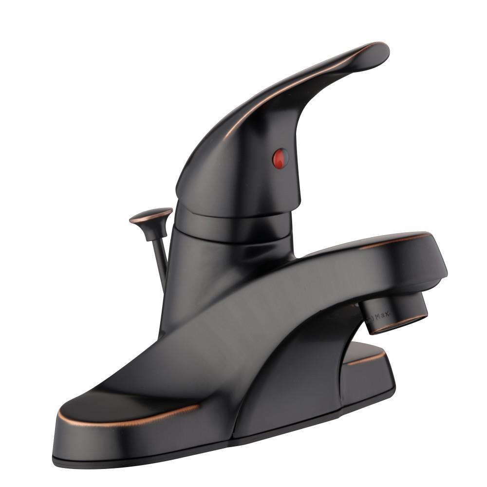 Middleton 4 in. Centerset 1-Handle Bathroom Faucet in Satin Nickel