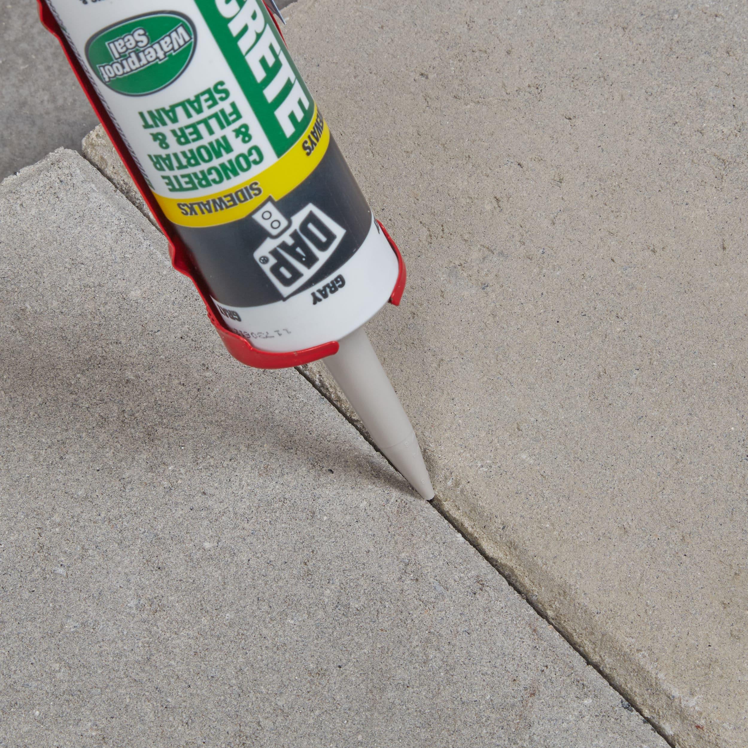 DAP Gray Silicone Concrete and Masonry Filler and Sealant 10.1 oz