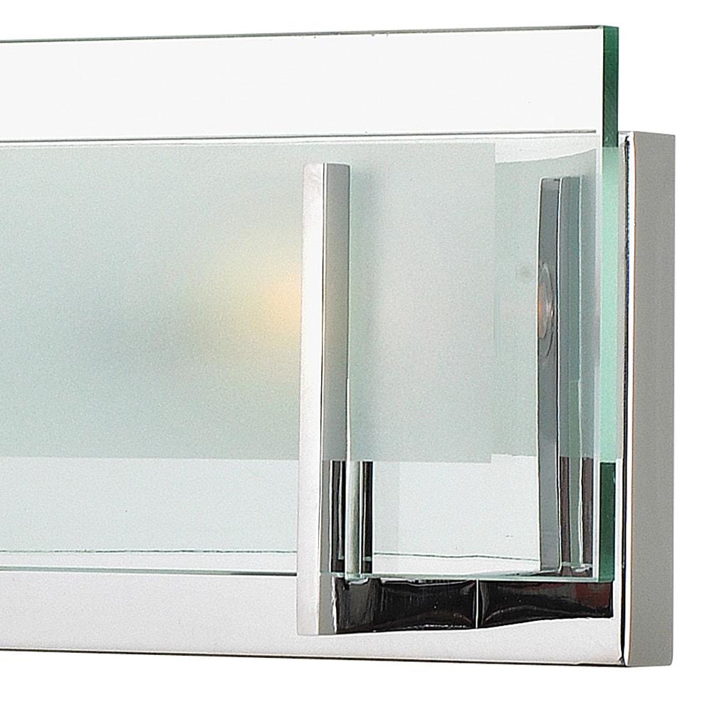 Chrome 4-Light Dimmable Outdoor Wall Sconce with Clear Glass