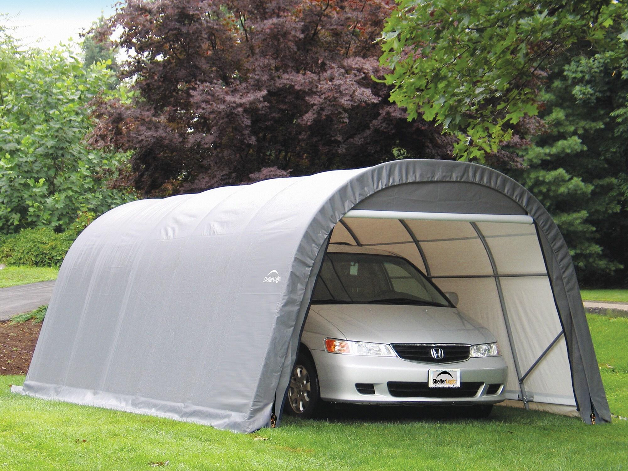 Round Style Shelter, Green Cover