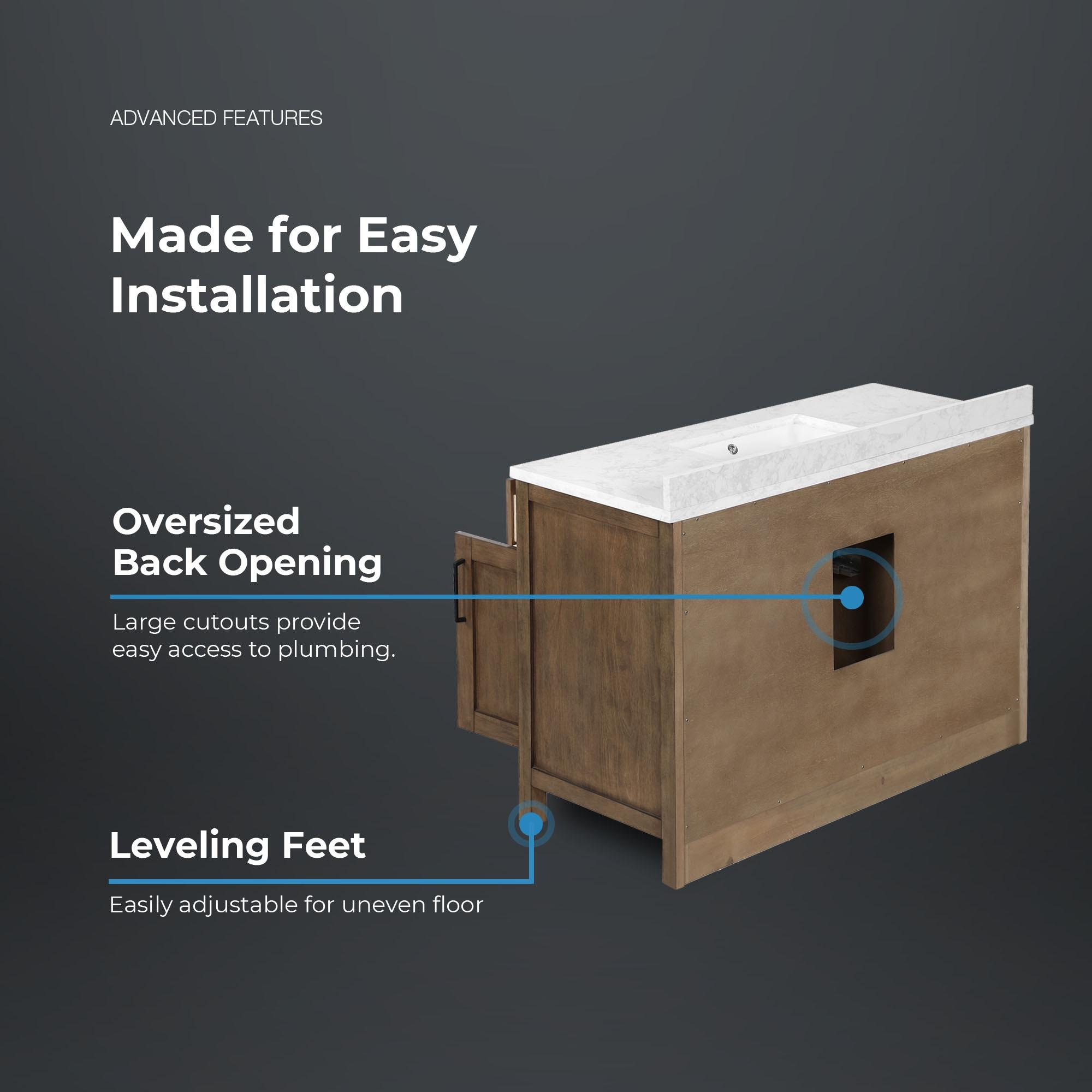 OVE Decors Tahoe 48" Single Bathroom Vanity