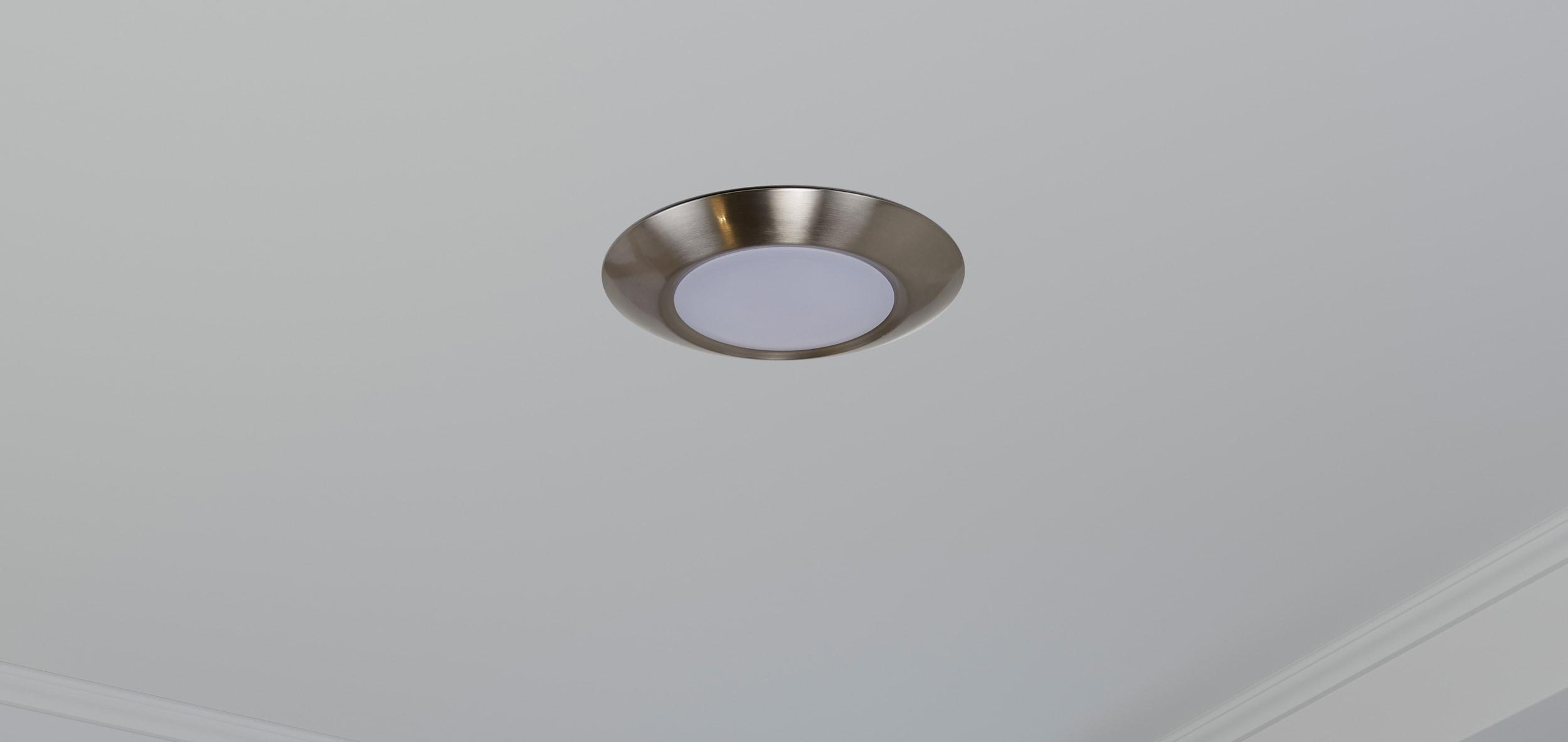 Craftmade X9007-Led Led Flushmount 7" Wide Led Flush Mount Ceiling Fixture - Nickel