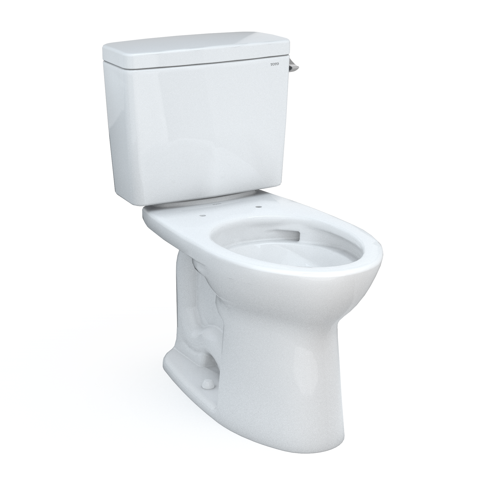 Drake® 1.28 GPF (Water Efficient) Elongated Two-Piece Toilet with Tornado Flush (Seat Not Included)