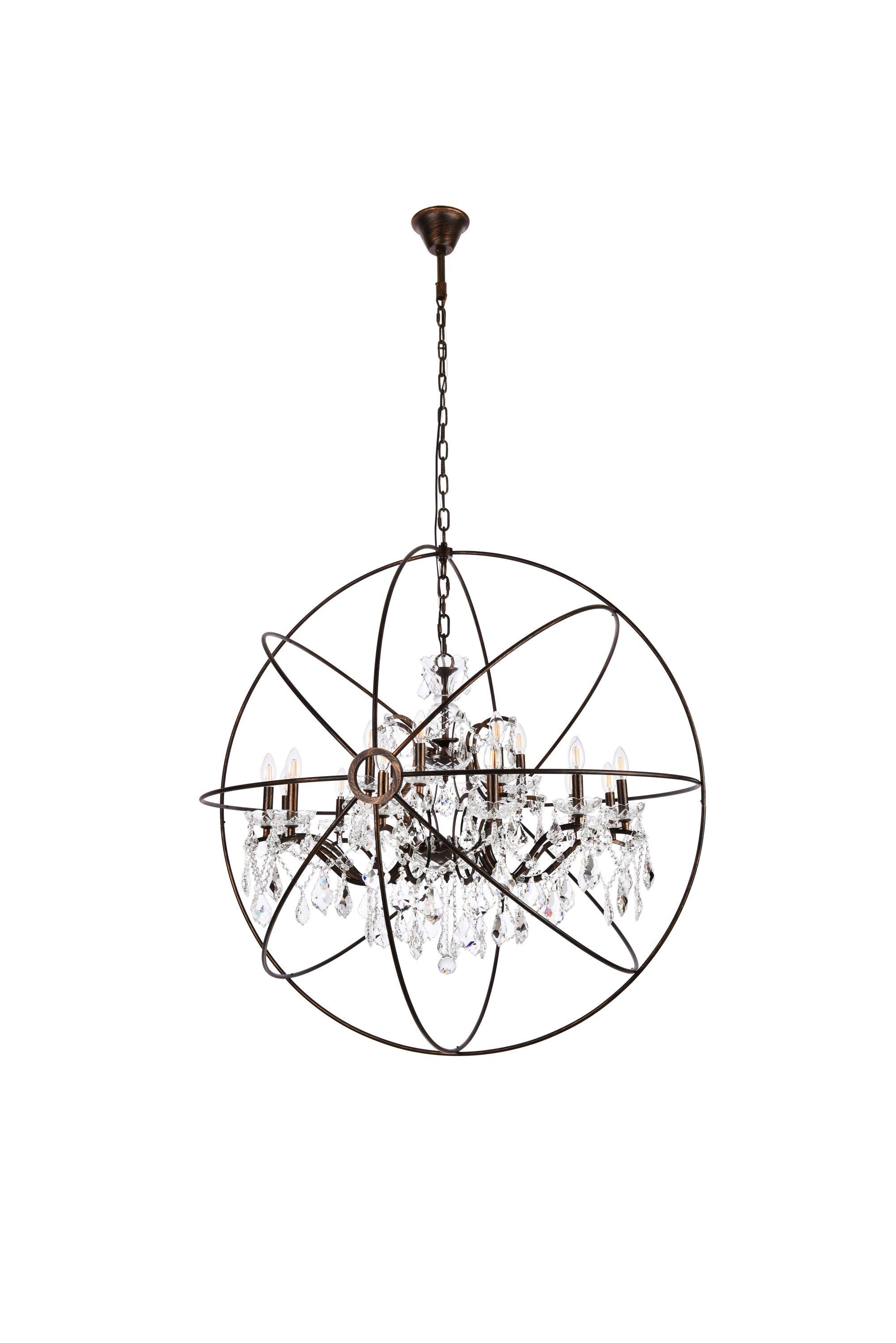 Svante 18 - Light Dimmable Globe Chandelier