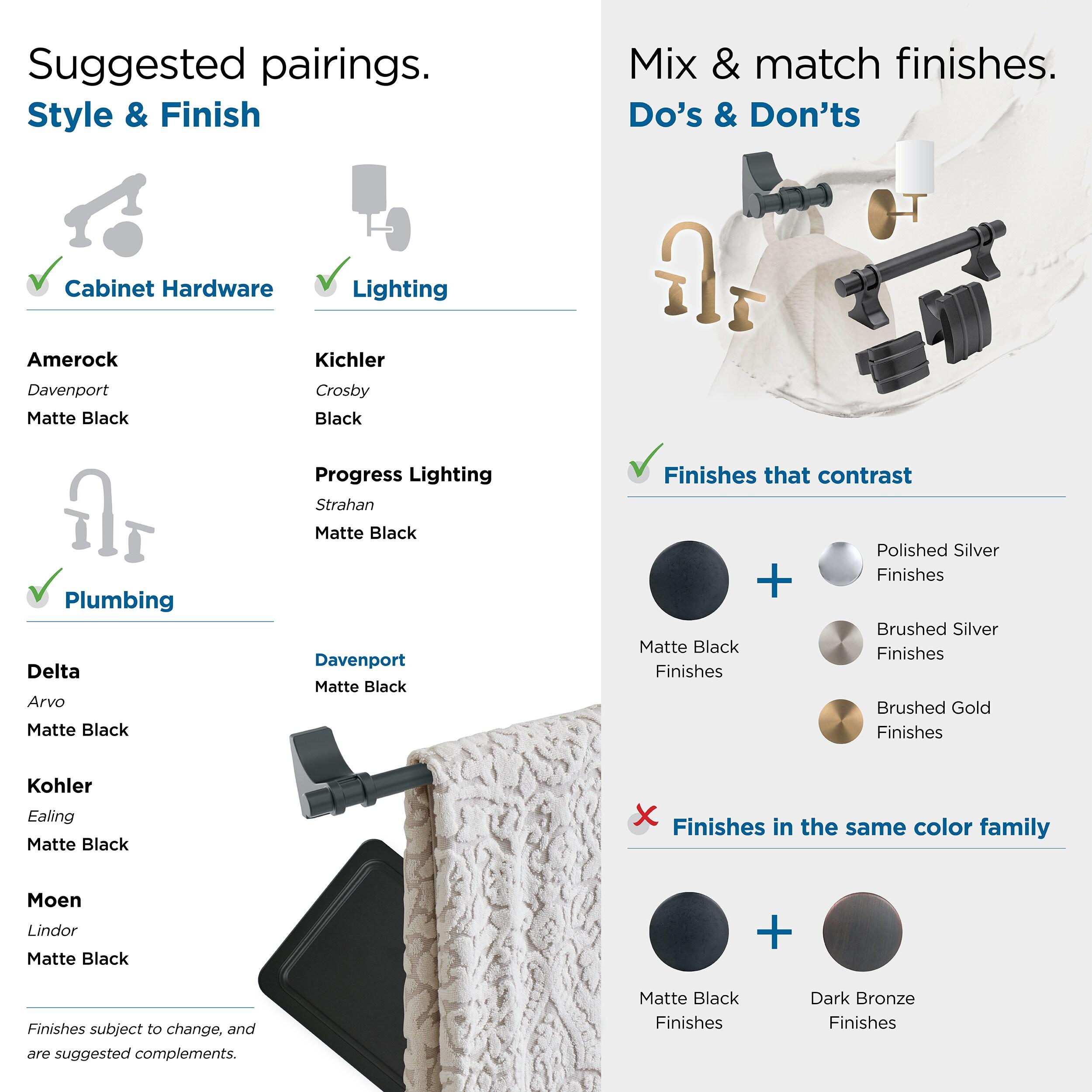 Davenport 20.31" Wall Mounted Towel Bar