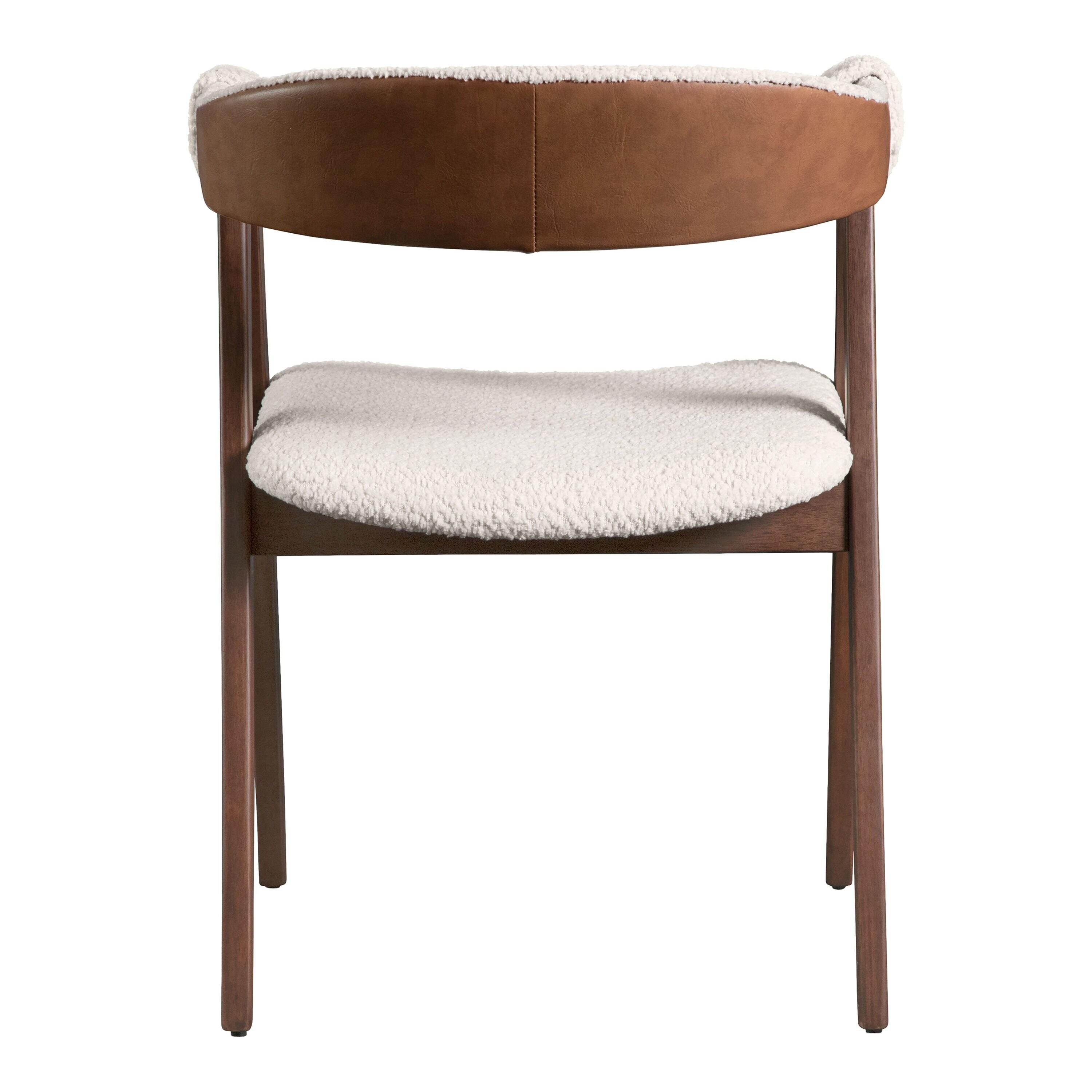 HOMES: Inside + Out 5pc Pearlcrest Mid-Century Modern Dining Table Walnut