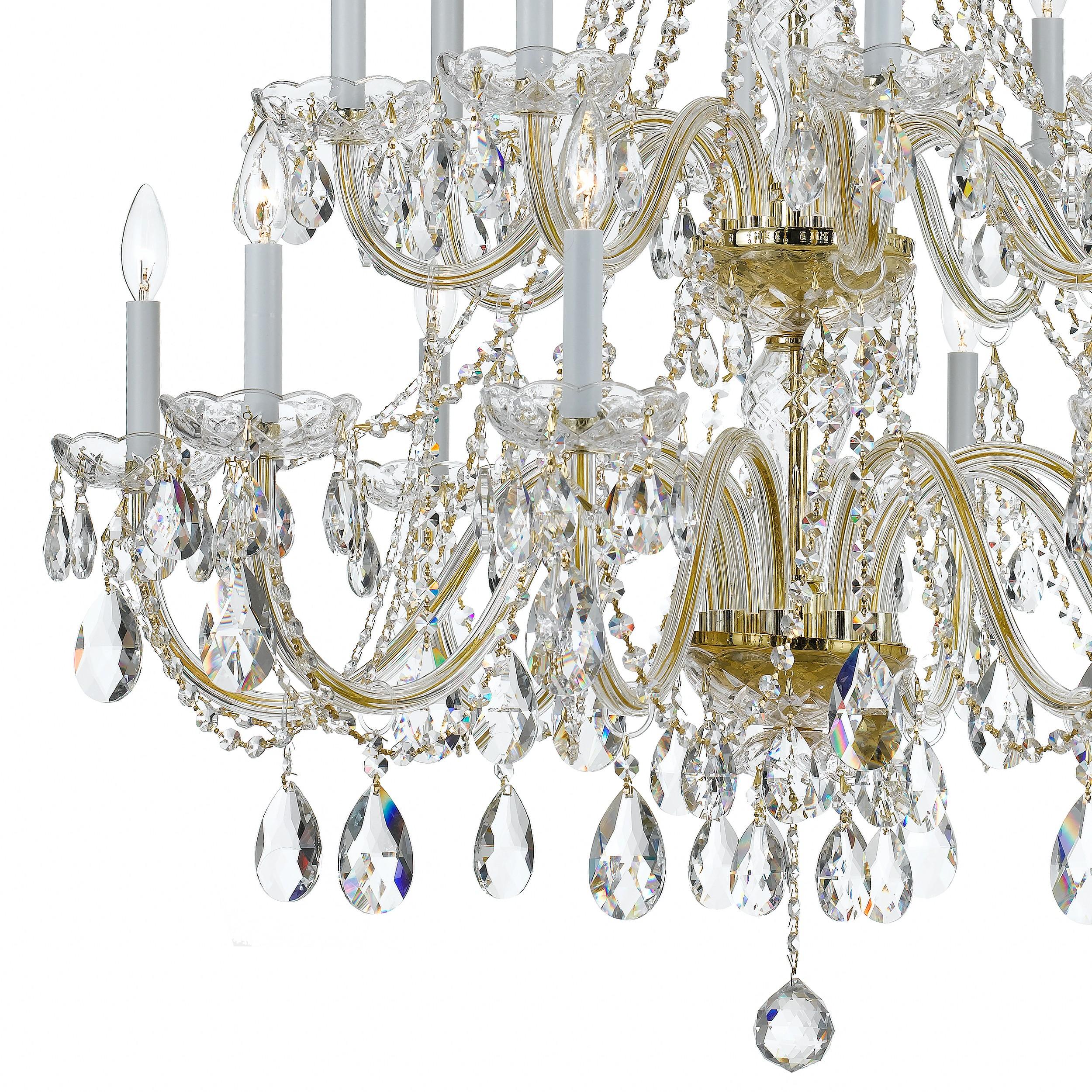 Crystorama Lighting - 16 Light Chandelier - Chandelier - Crystal - Eight Light