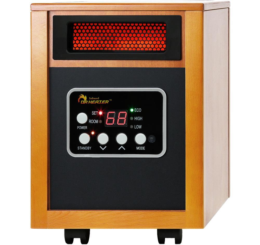 DR. INFRARED HEATER DR968 Portable Space Heater, Original, 1500-Watt, Cherry