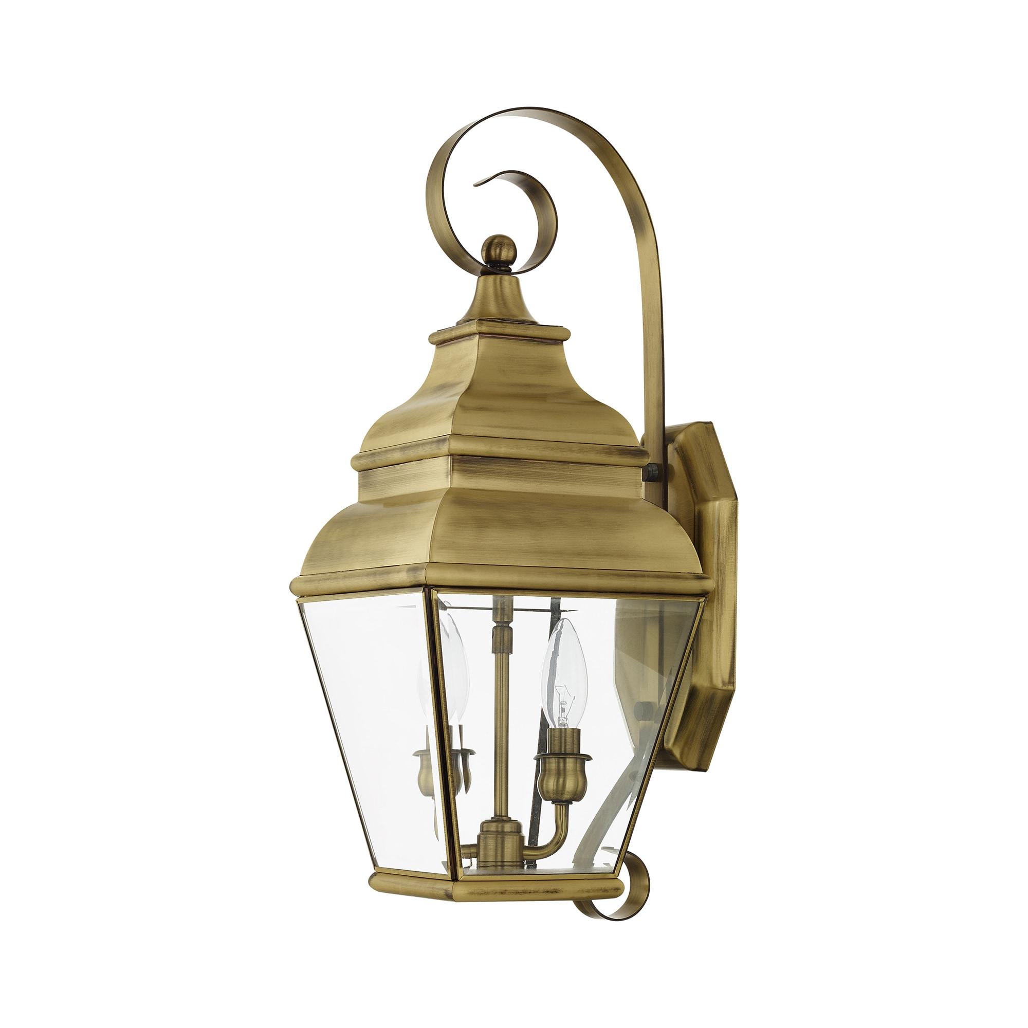 Livex Lighting Exeter 2 - Light Wall Light in  Antique Brass