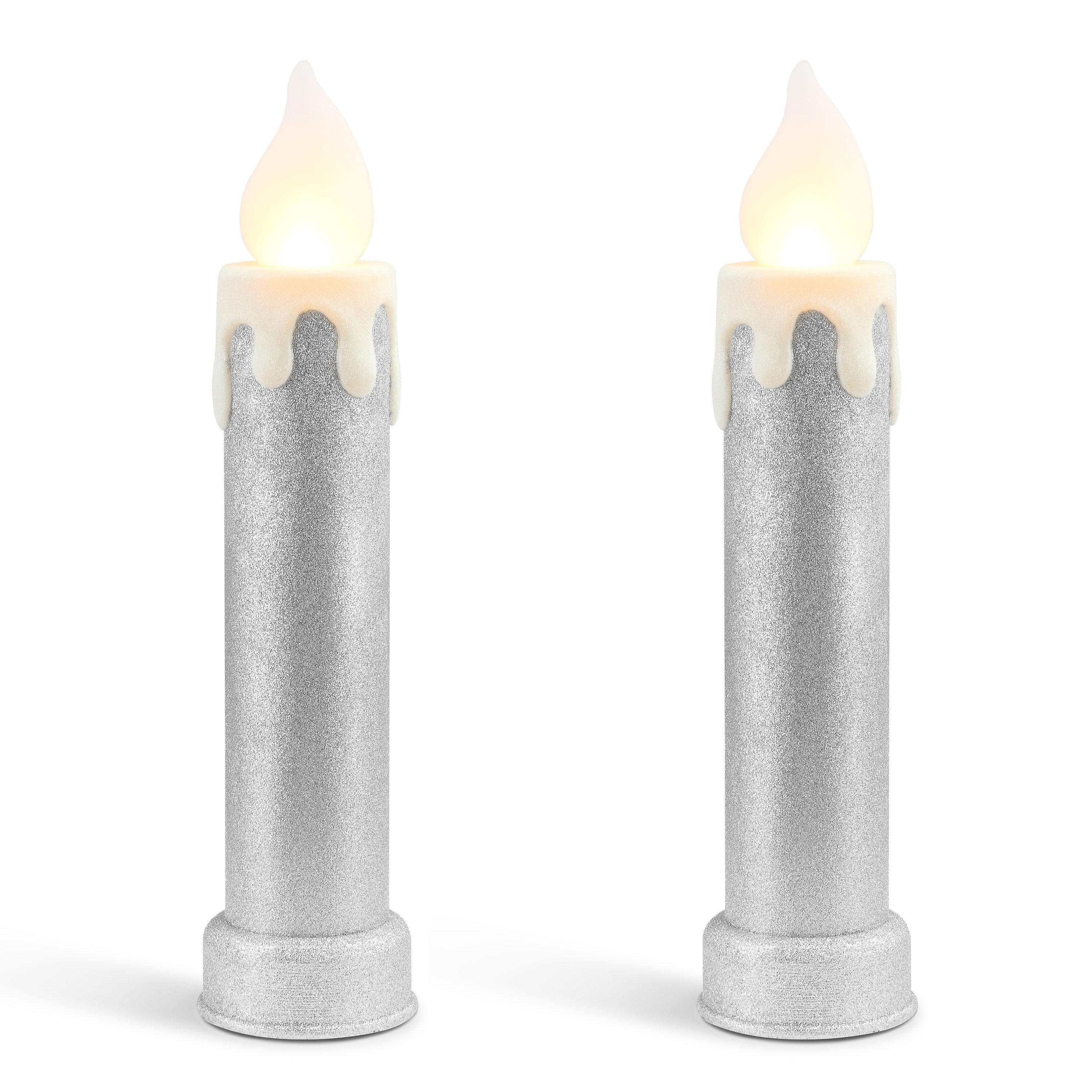 Mr. Christmas Outdoor 24" Blow Mold Candles (Set of 2)
