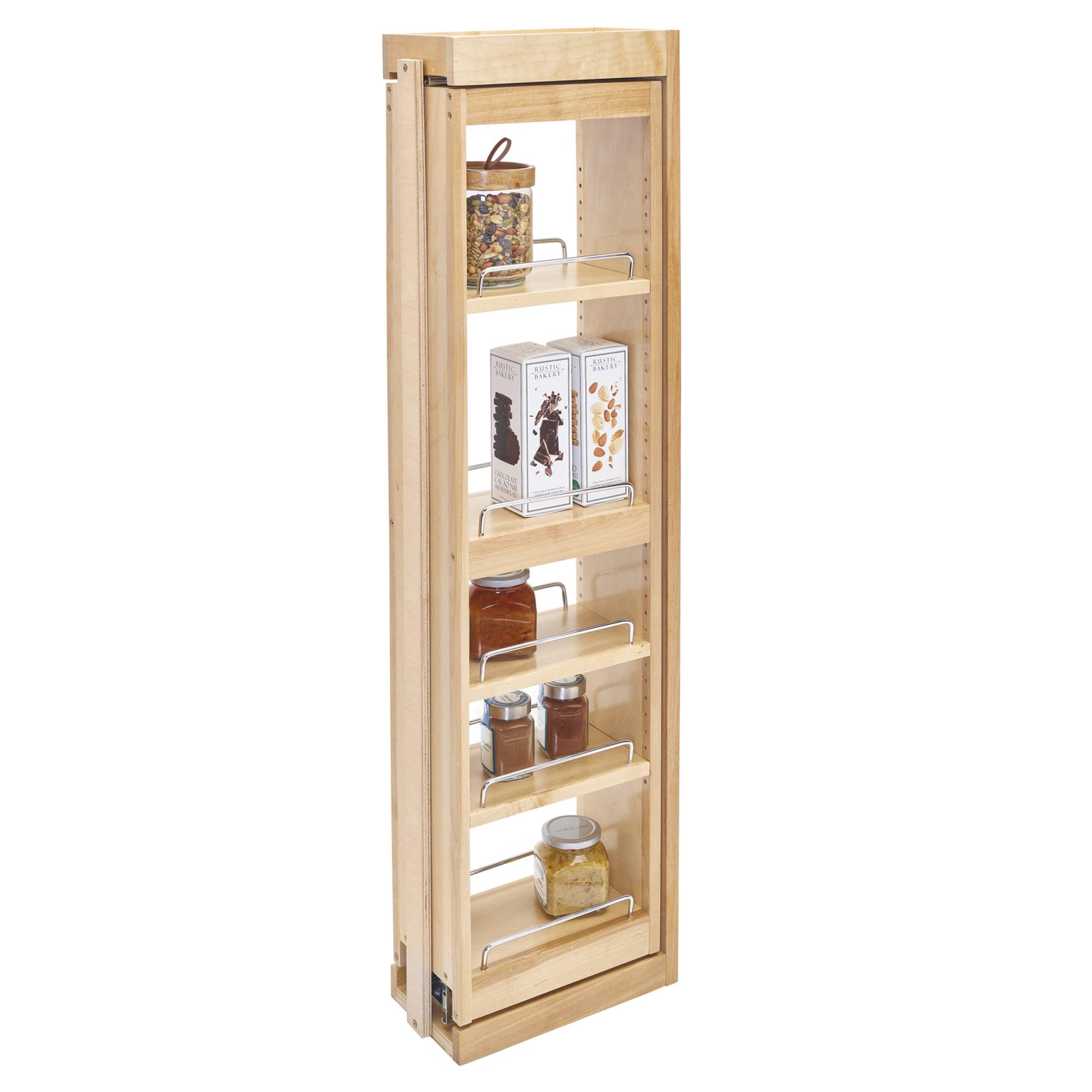 Rev-A-Shelf Pull Out Wall Filler Cabinet Wooden Organizer