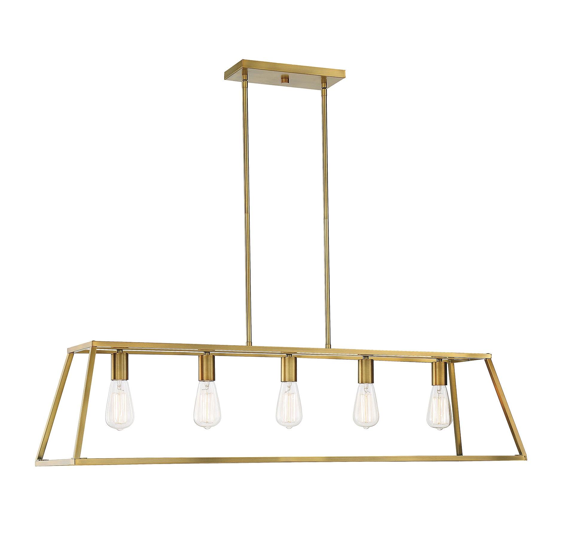 Clare 5 Light Metal Dimmable Kitchen Island Chandelier