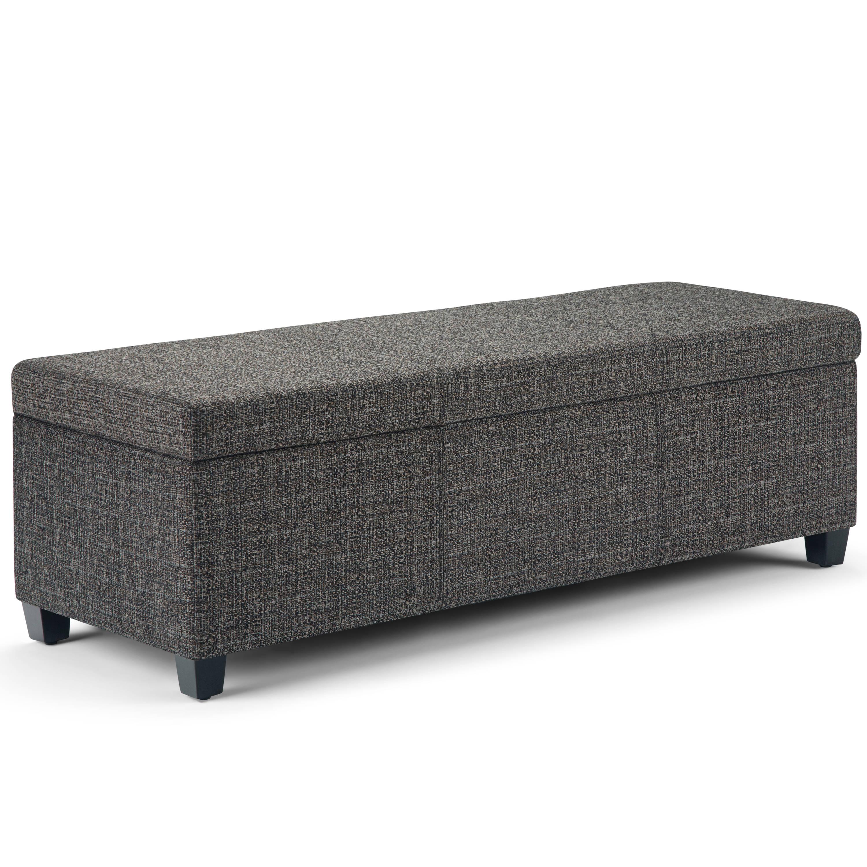 Simpli Home Avalon Storage Ottoman Bench,Assembled